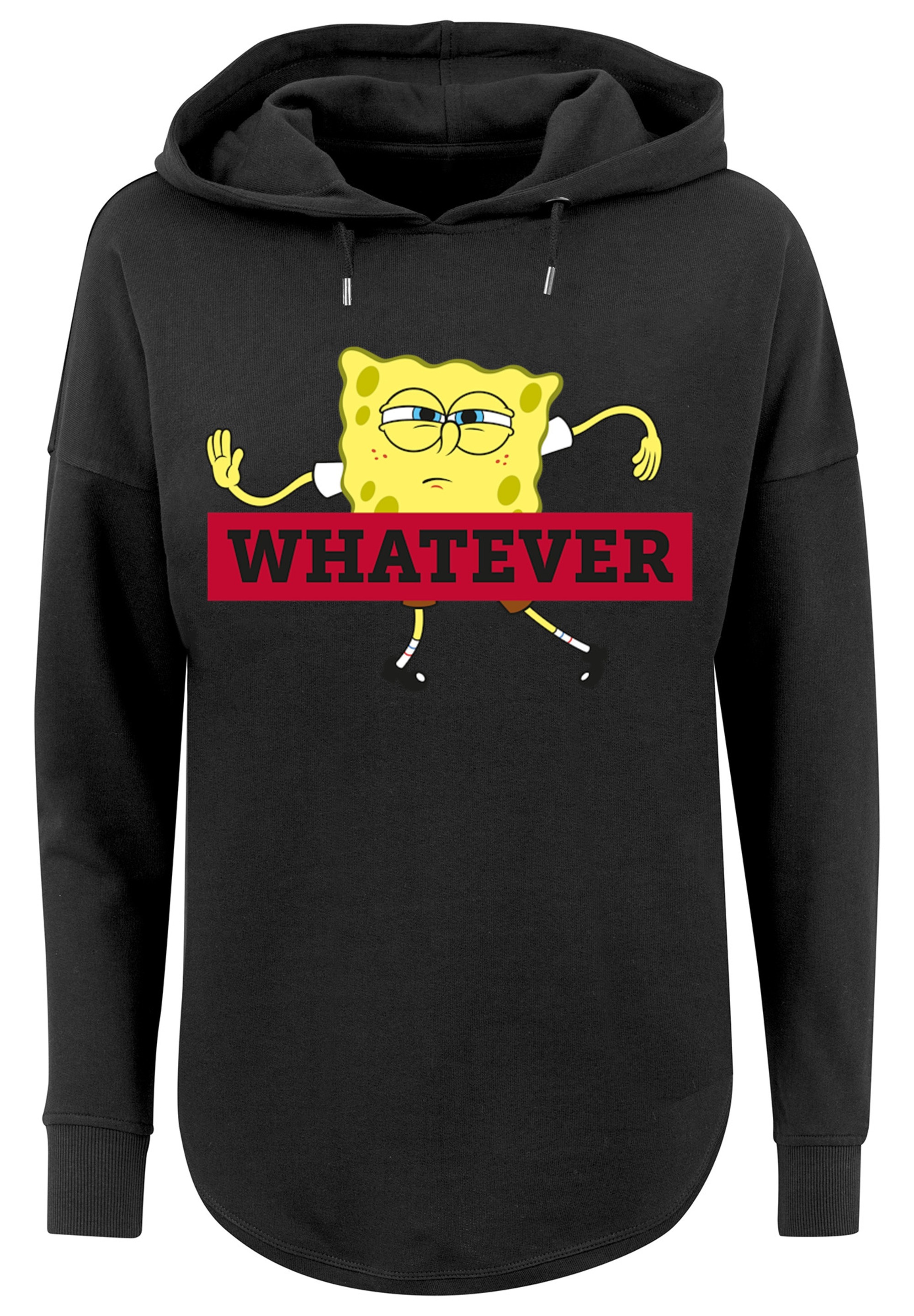 F4NT4STIC Kapuzenpullover "Spongebob Schwammkopf WHATEVER", Print günstig online kaufen