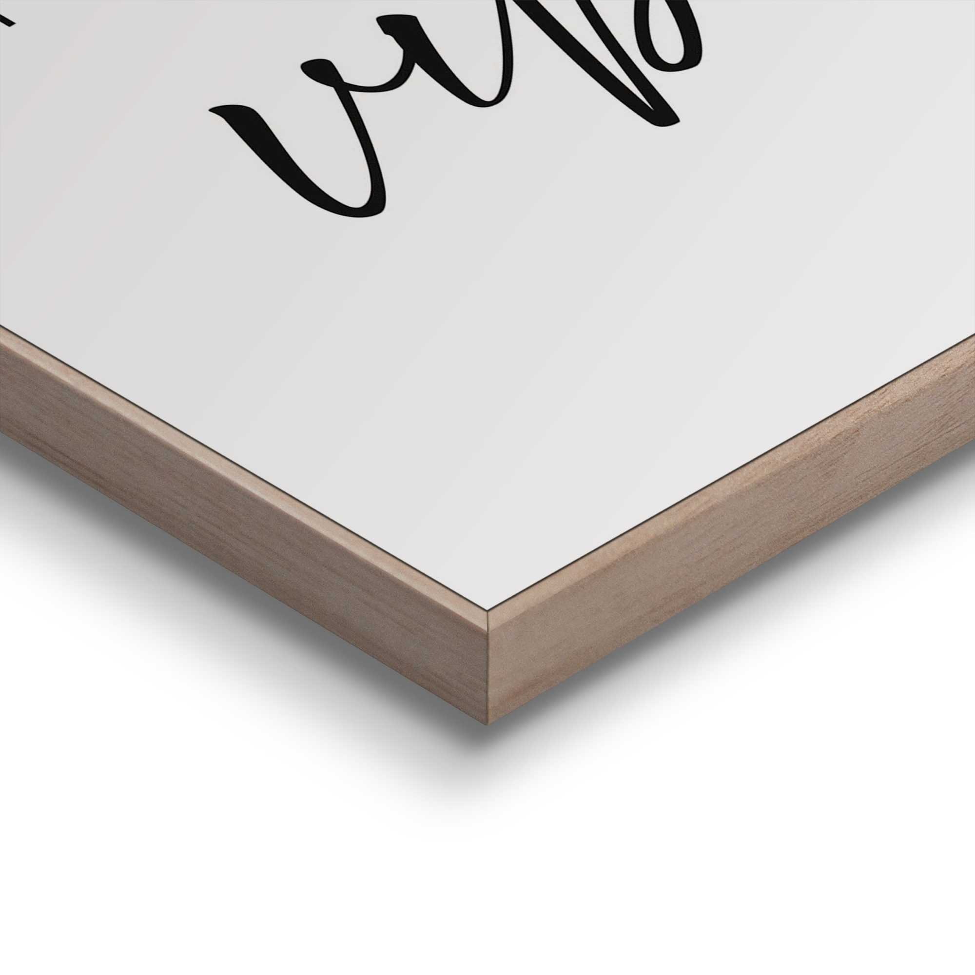 Reinders! Poster »Positive Vibes«, Home Office - Schwarz-Weiß - MDF - Sprüche - 20x30 cm