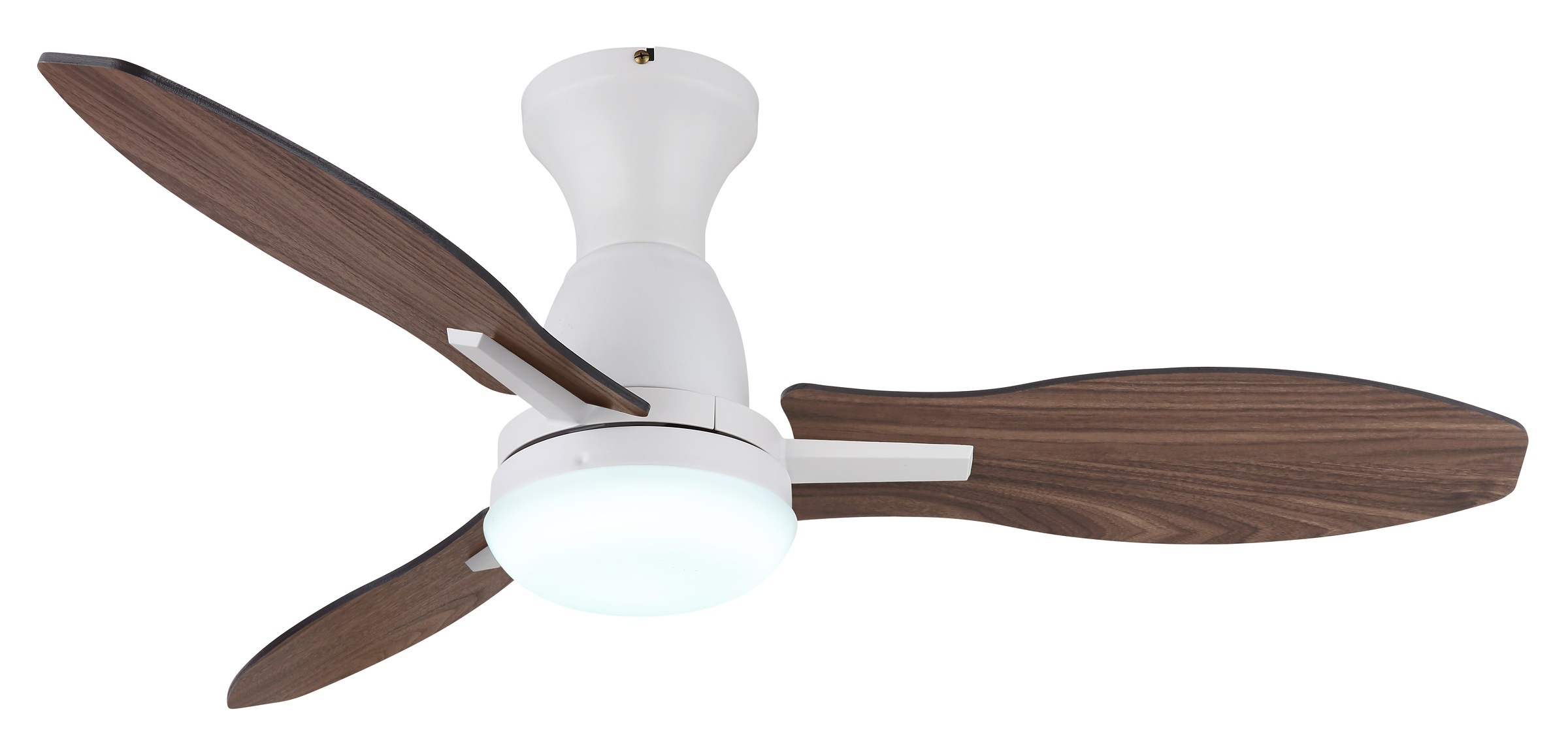 GLOBO LIGHTING Deckenleuchte »GALE« LED-Modul 1 Stk. warmweiß - kaltweiß Ventilator kühlen-heizen holzoptik CCT 3000/4500/6000K