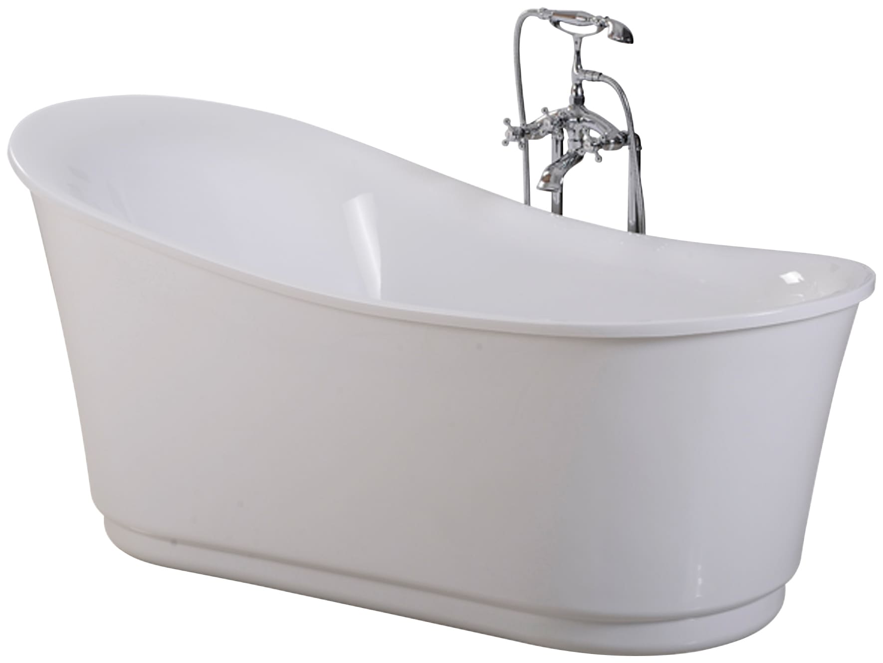 Badewanne SANOTECHNIK, B:178cm H:83cm T:83cm, weiß, Acryl, Badewannen, "Oxford", doppelwandig