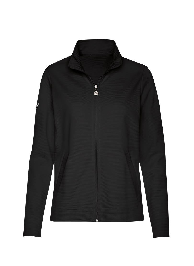 Trigema Sweatjacke "TRIGEMA Jacke mit funkelnden Strass-Steinen" 1 Stk. günstig online kaufen