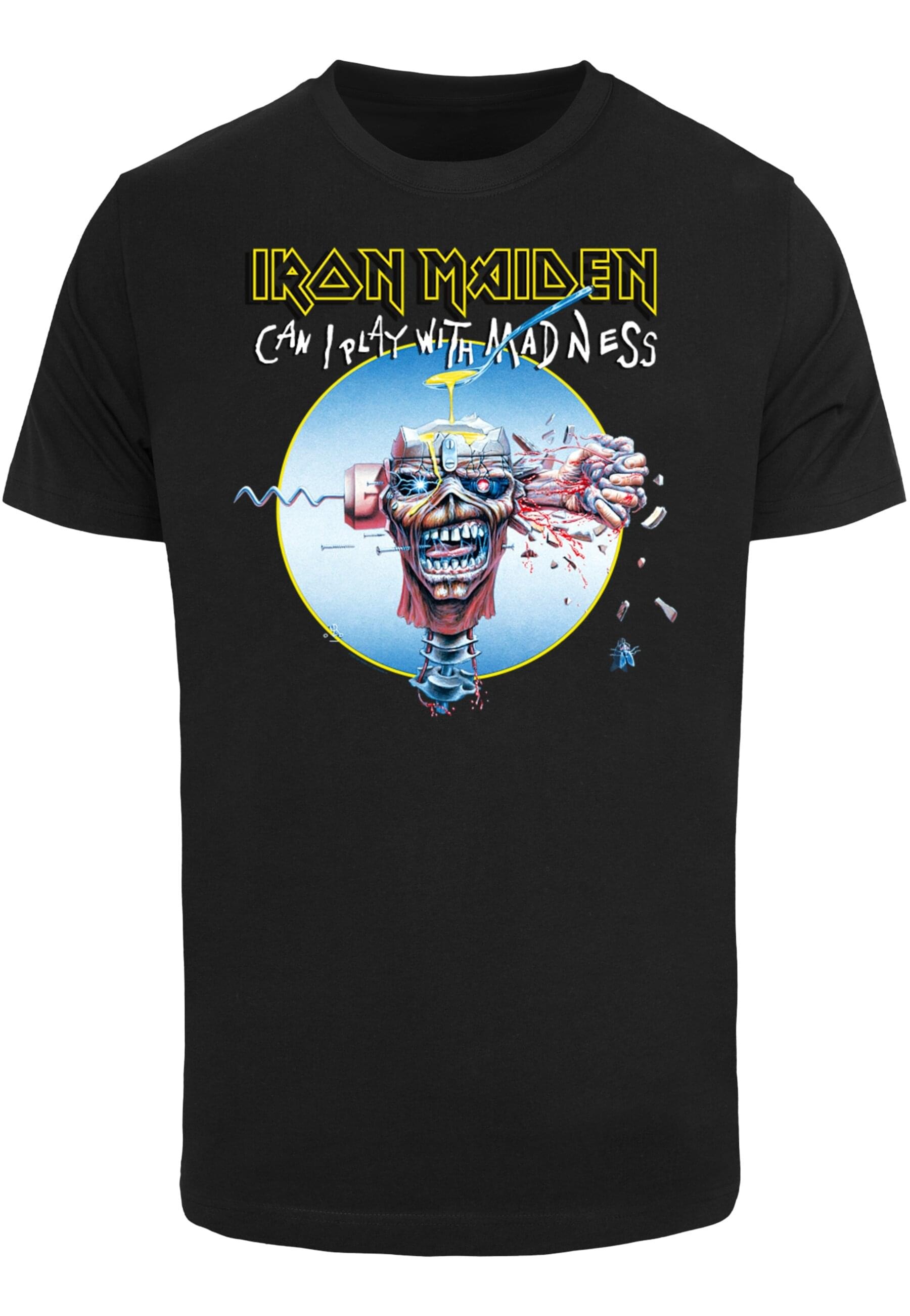 Merchcode T-Shirt »Merchcode Herren Iron Maiden - Madness T-Shirt Round Neck«, (1 tlg.)