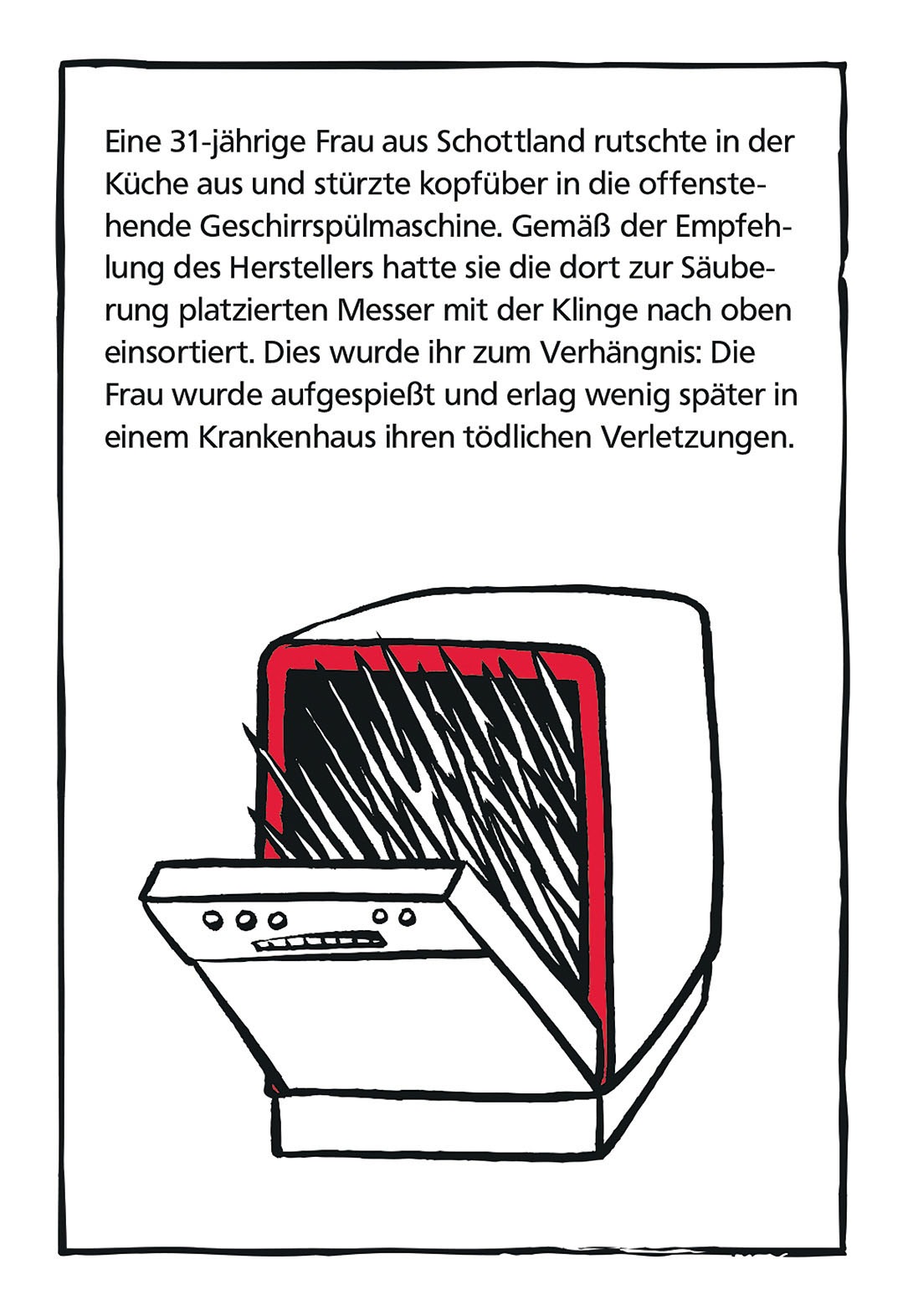 moses. Spiel »Black Stories Daily Disasters«, Made in Europe