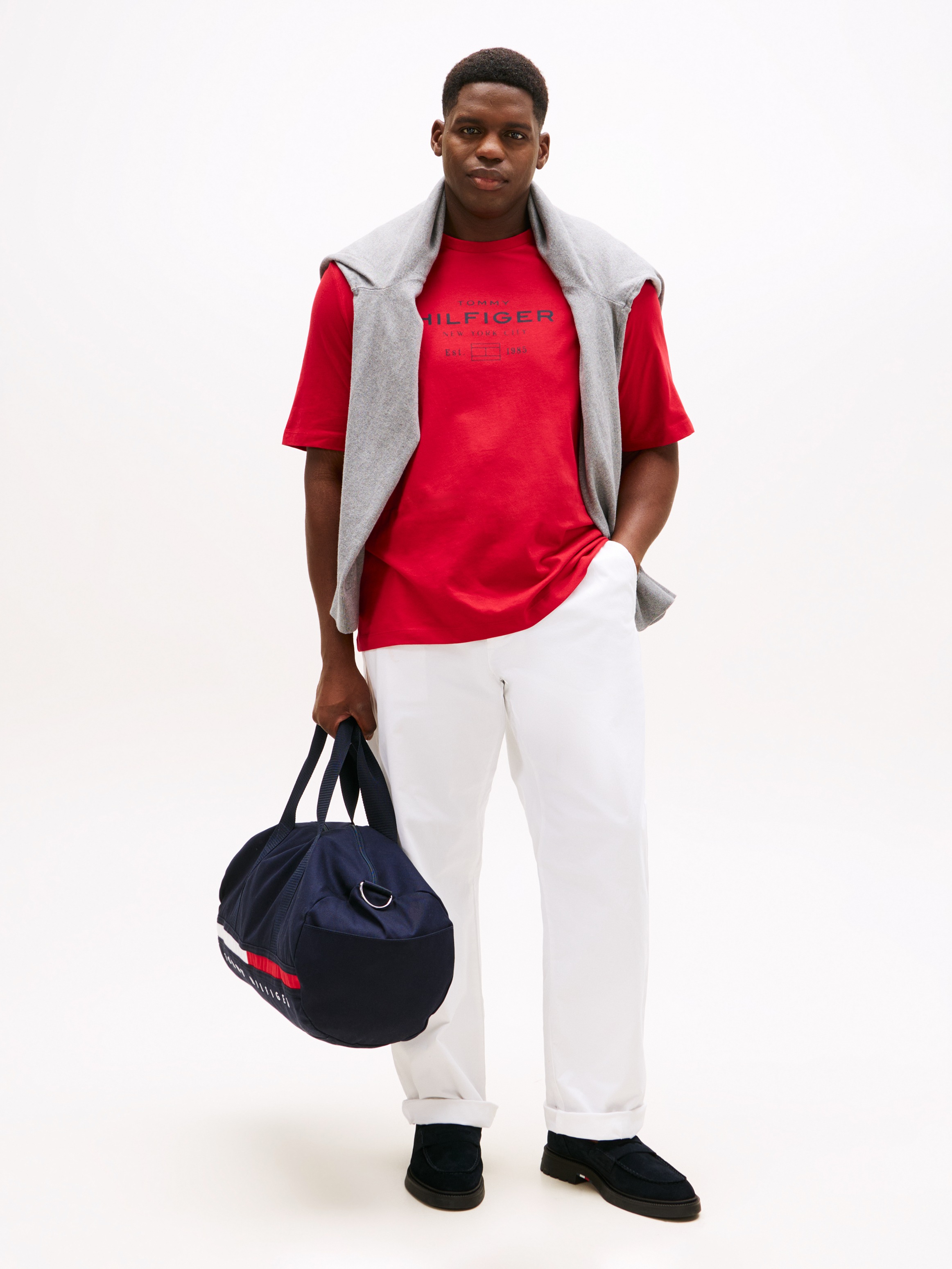 Thumbnail - Tommy Hilfiger Big & Tall T-Shirt "HILFIGER STACK GRAPHIC TEE" Große Größen