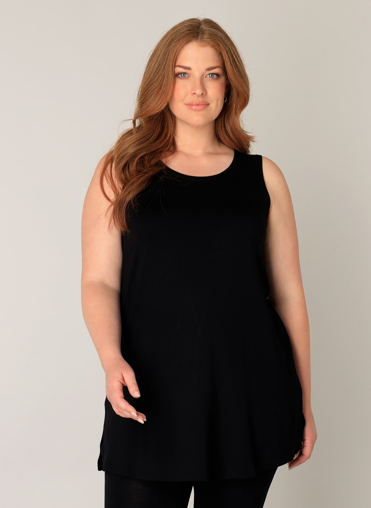 Base Level Curvy Longshirt "Abbigale", Leicht ausgestellte A-Form günstig online kaufen