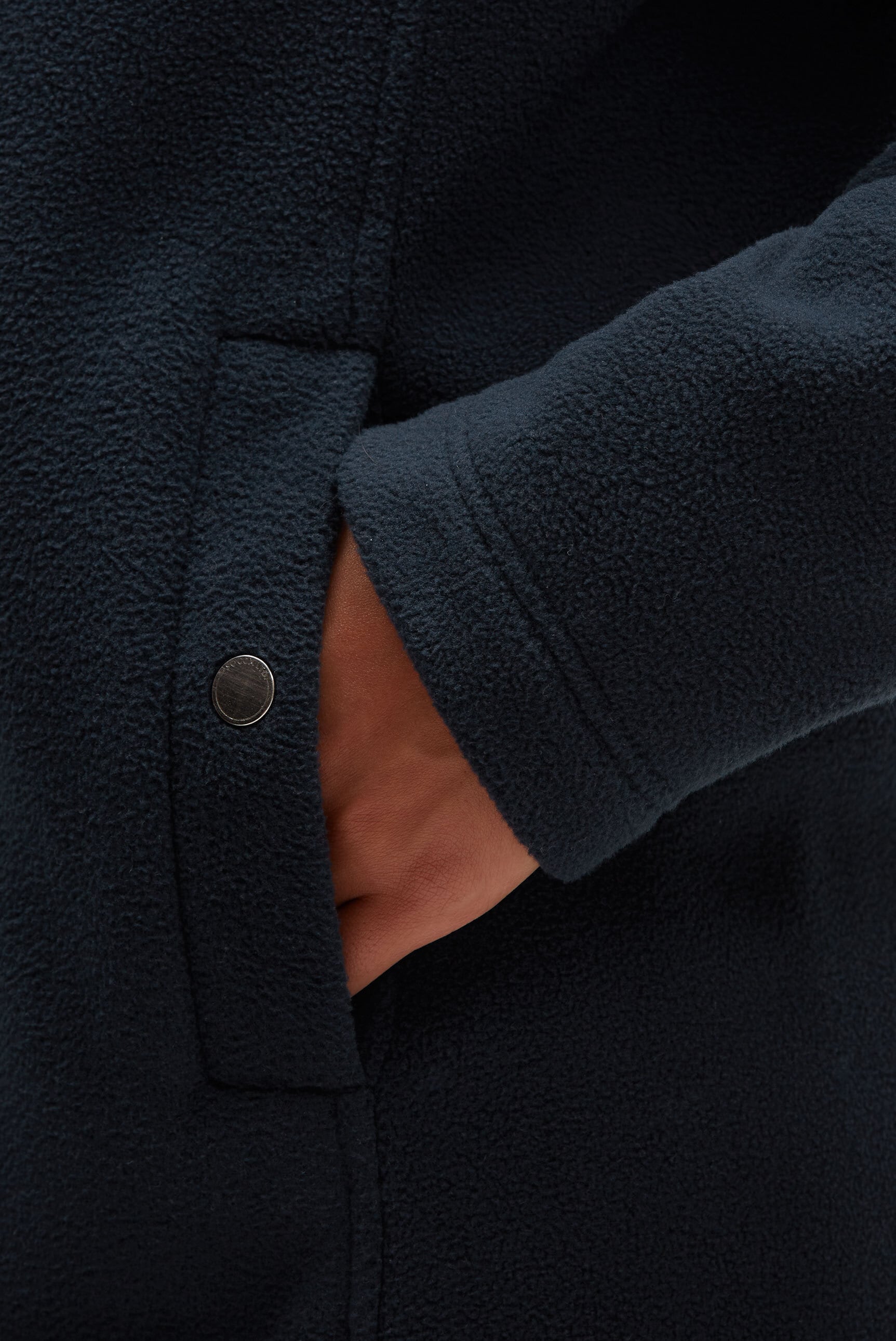 SOCCX Fleecejacke mit Kapuze