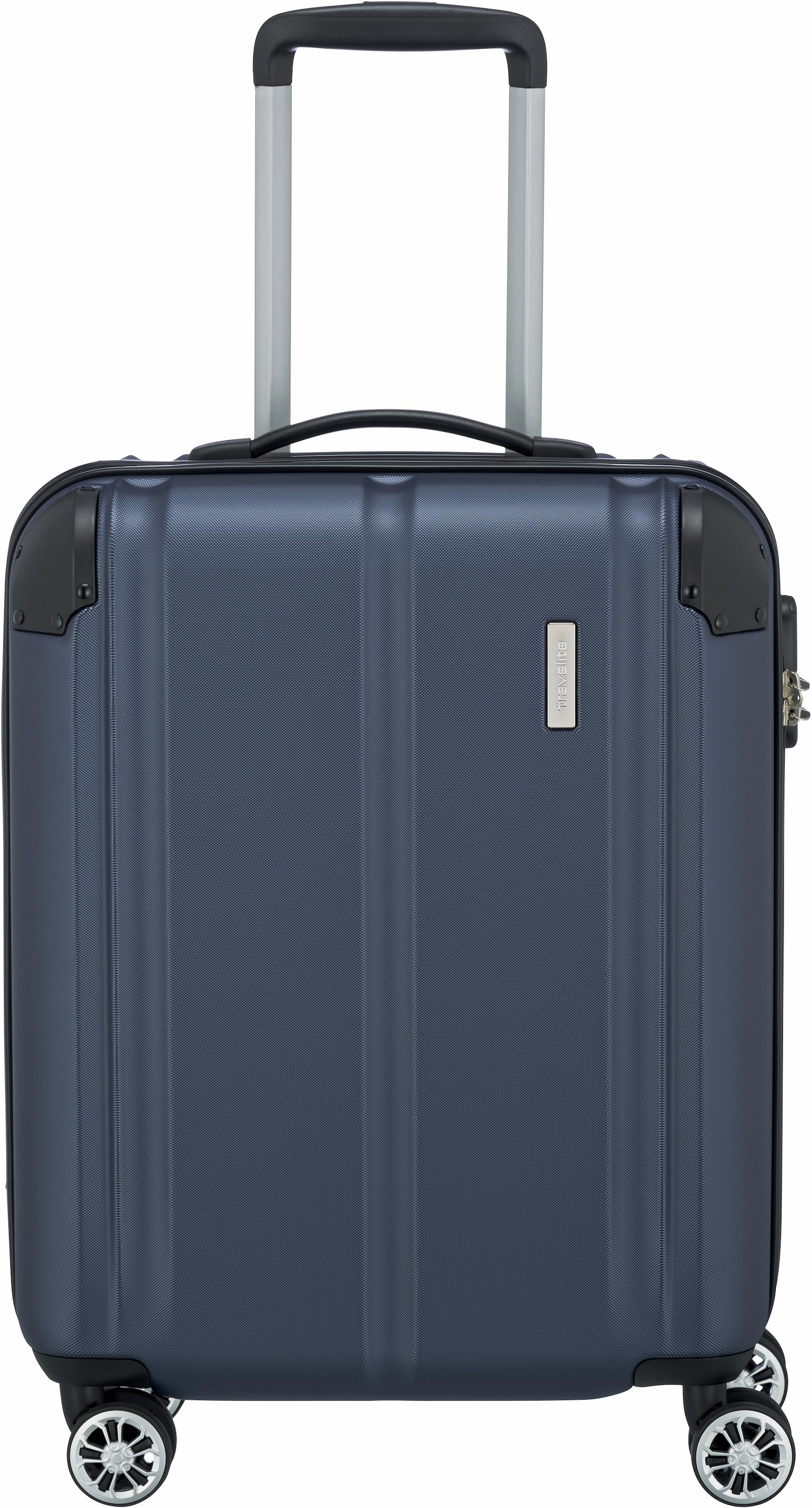 travelite Hartschalen-Trolley "CITY Reisekoffer Hartschale" 40 l 4 Rollen mit TSA-Schloss, robustes ABS Reisegepäck