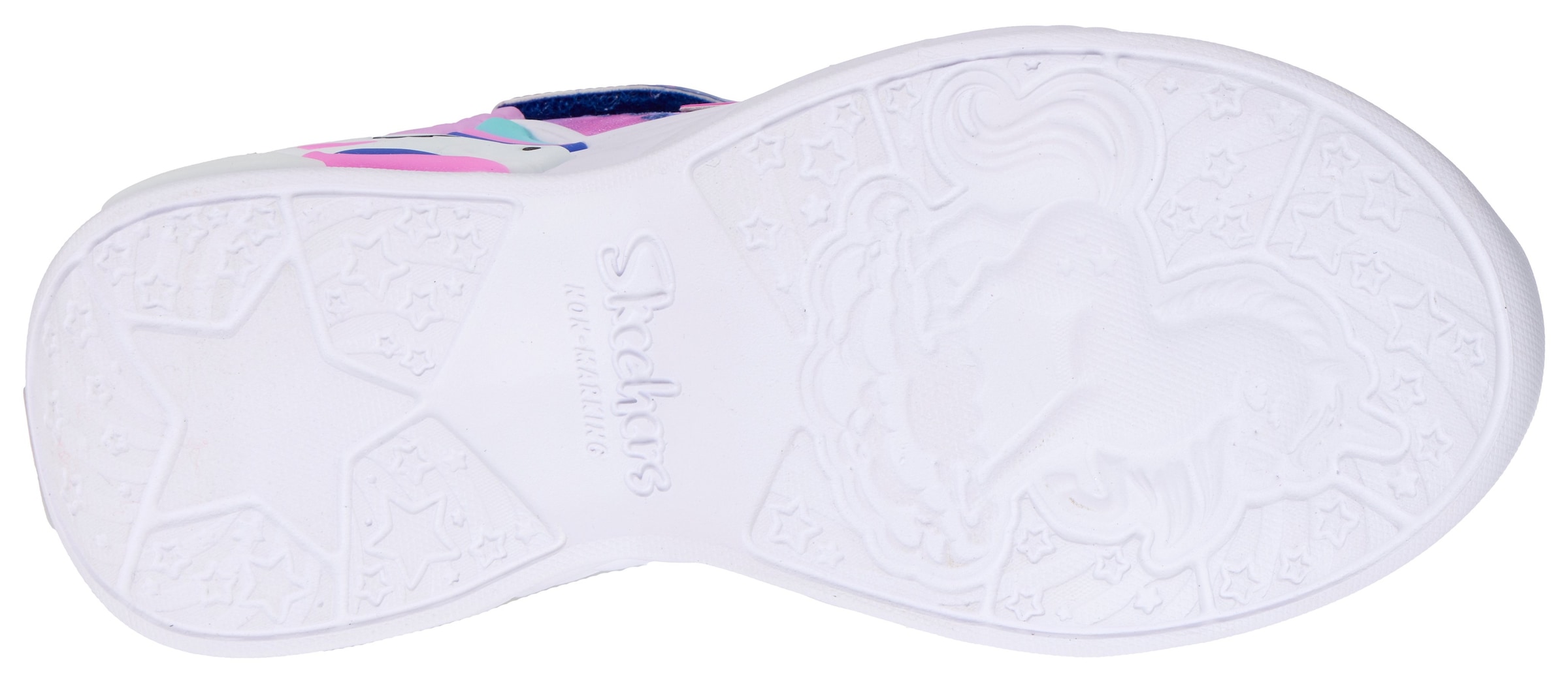 Skechers Sneaker »UNICORN DREAMS«, Klettschuh mit Einhorn, Größenschablone zum Download