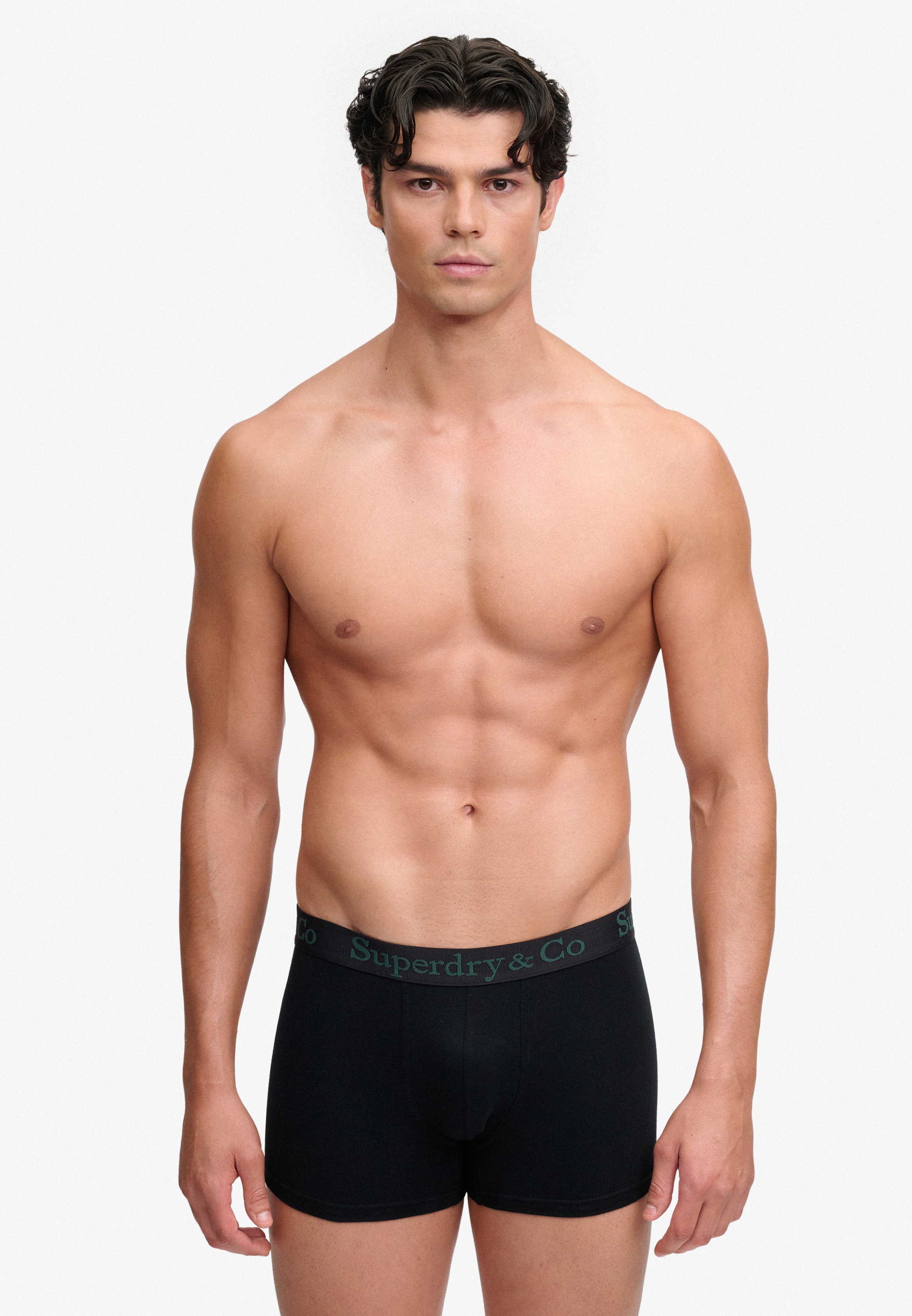 Superdry Boxershorts »SDRY & CO TRUNK TRIPLE PACK« Packung, 3 Stk. Baumwollmischung, slim fit