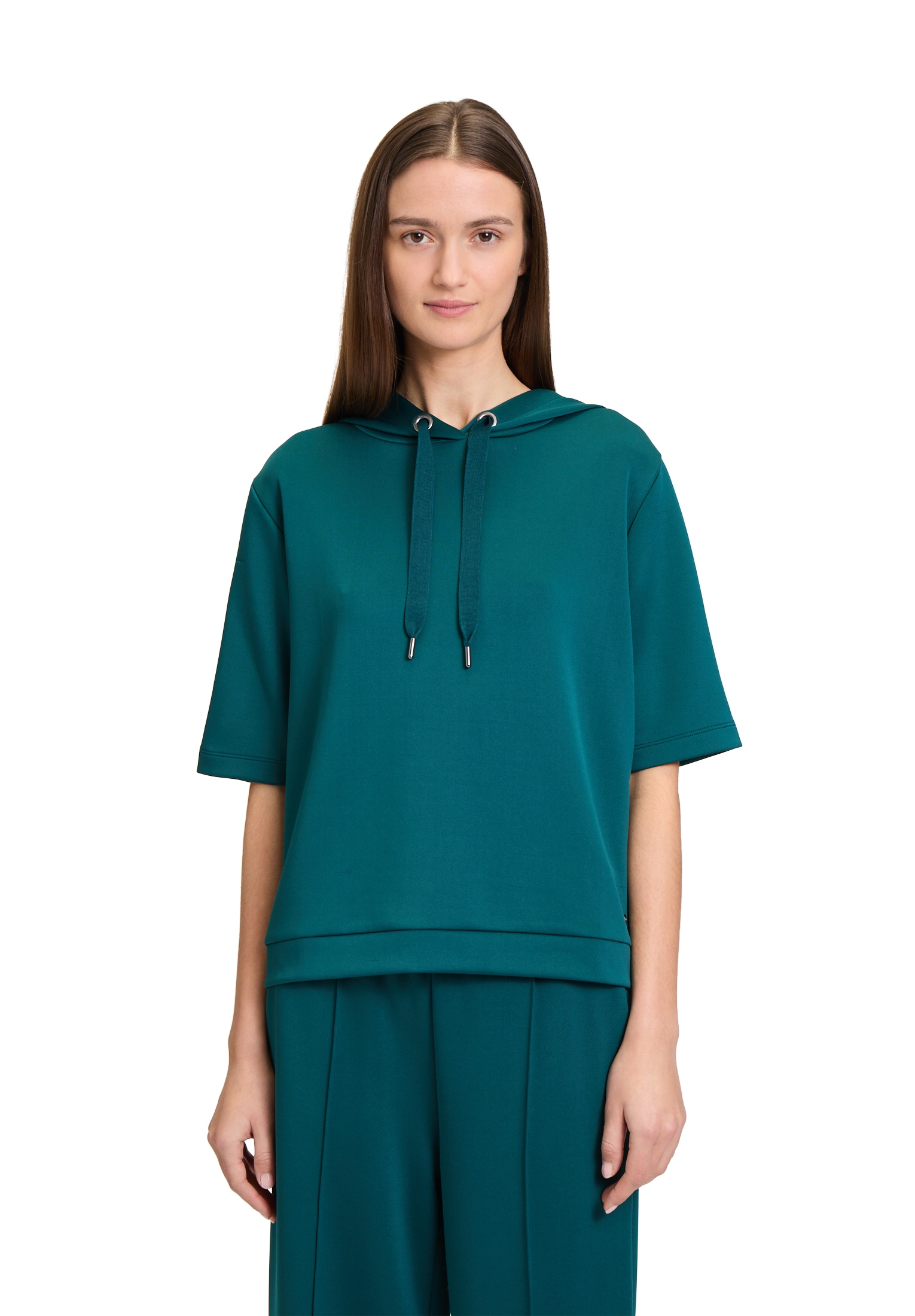 Betty&Co Kurzarmshirt "Betty & Co Sweatshirt mit Kapuze", (1 tlg.) günstig online kaufen