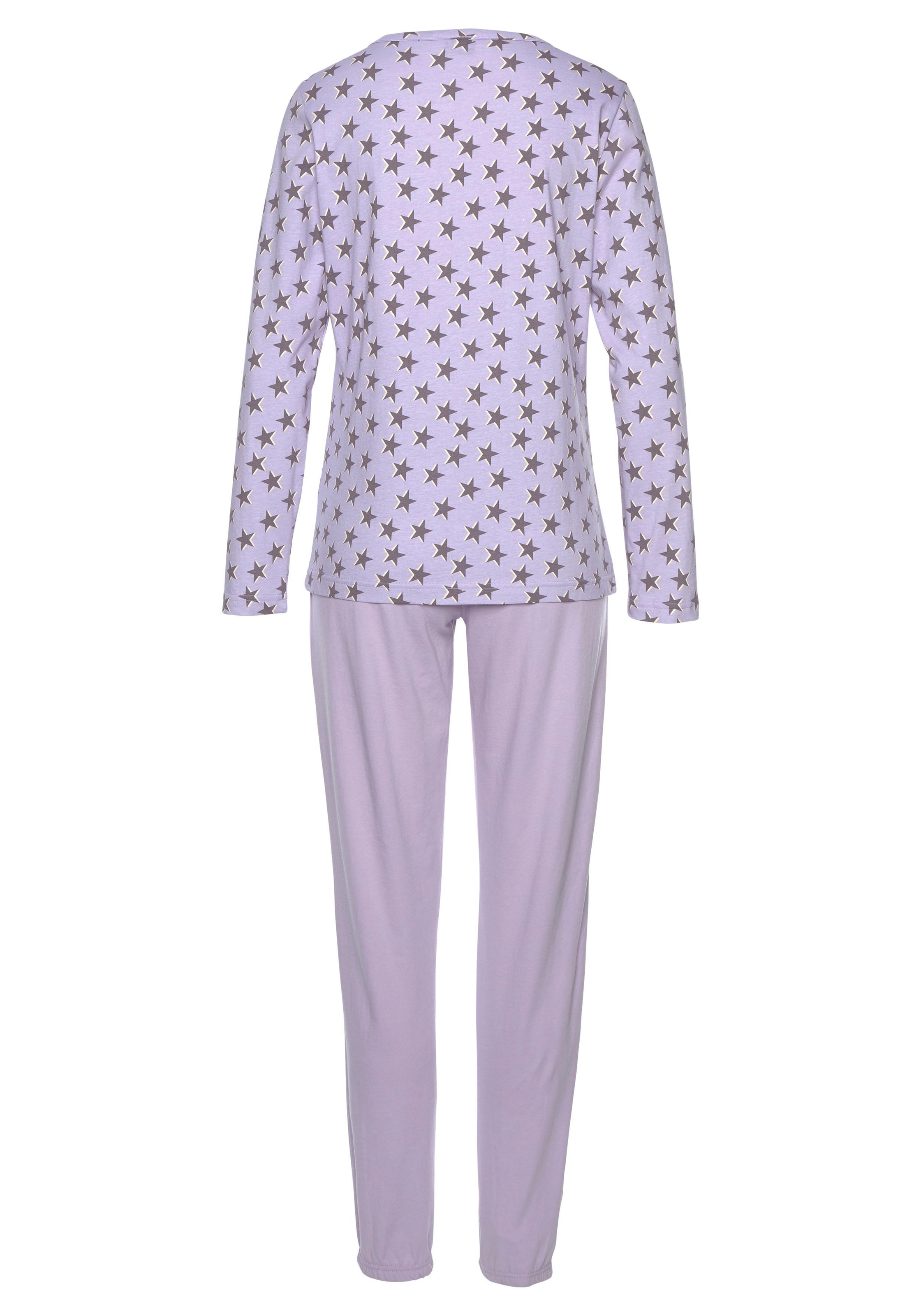 Vivance Dreams Pyjama, (4 tlg., 2 Stück), mit Sternenmuster kaufen | BAUR