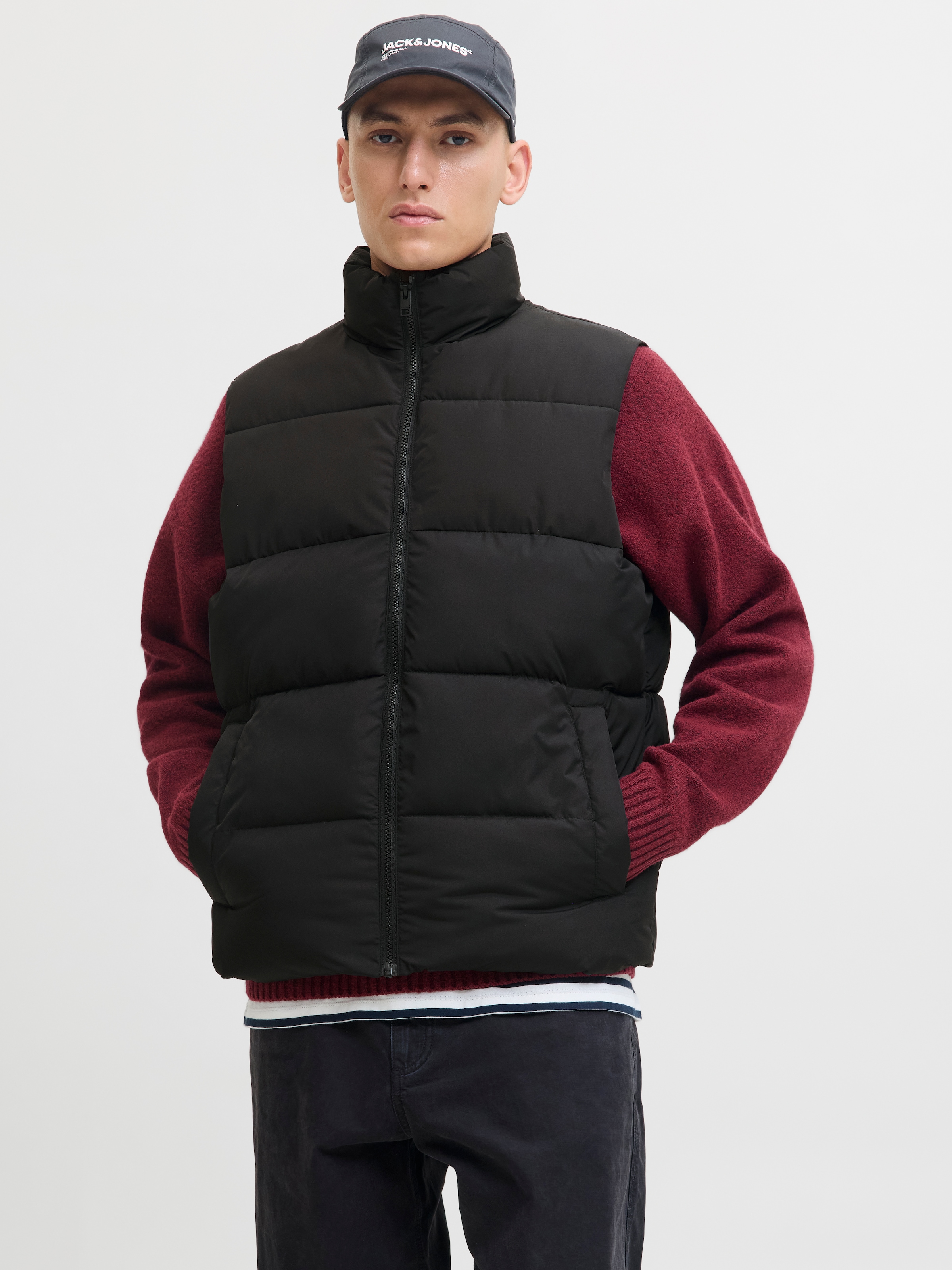Jack & Jones Steppweste "JJMAZE BODYWARMER COLLAR" günstig online kaufen