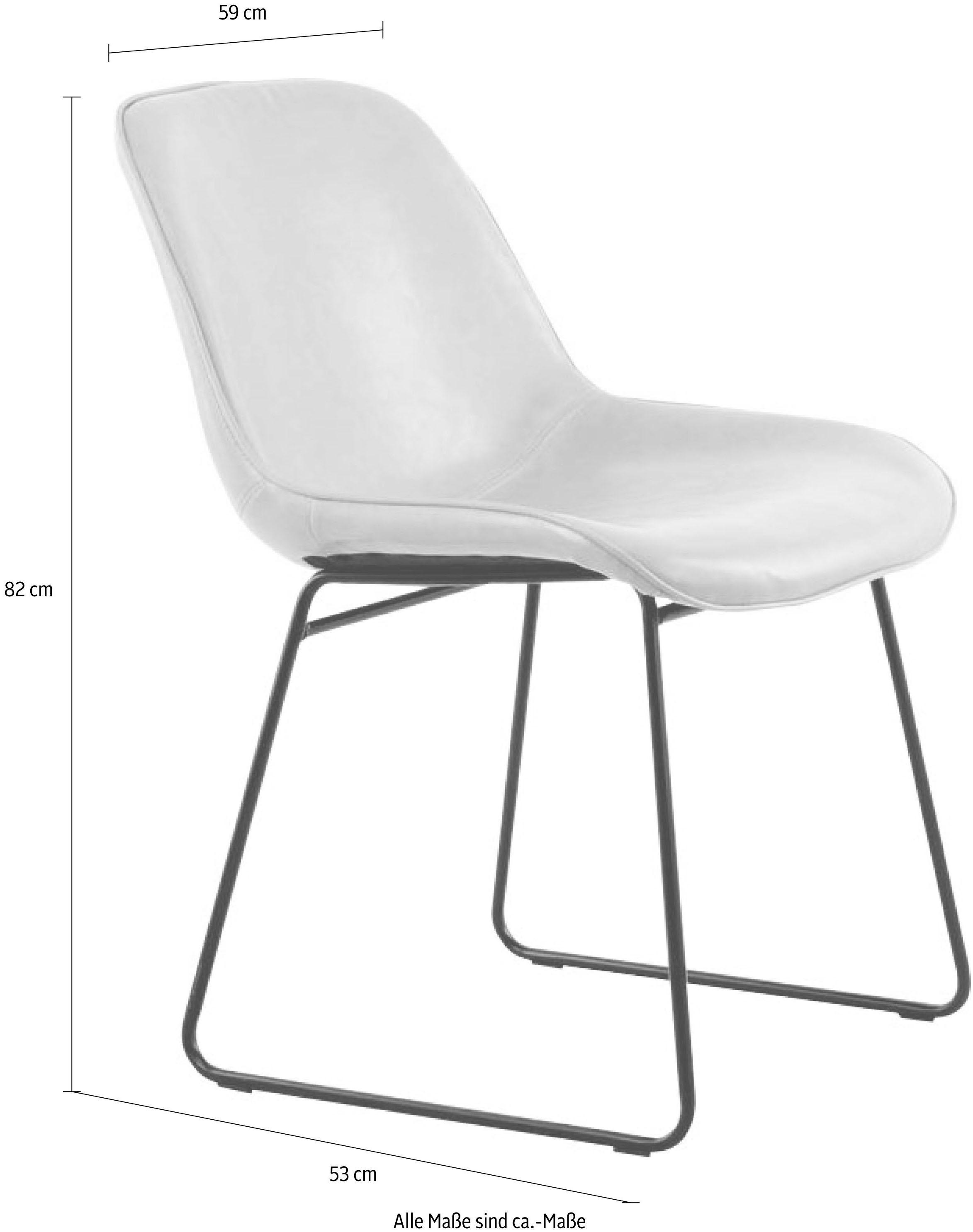 Kayoom Stuhl »Stuhl Cora 110 2er-Set, Esszimmerstuhl in robuster Aufmachung«, (Set), 2 St., pflegeleicht, modern, strapazierfähig, Blickfang in jedem Raum