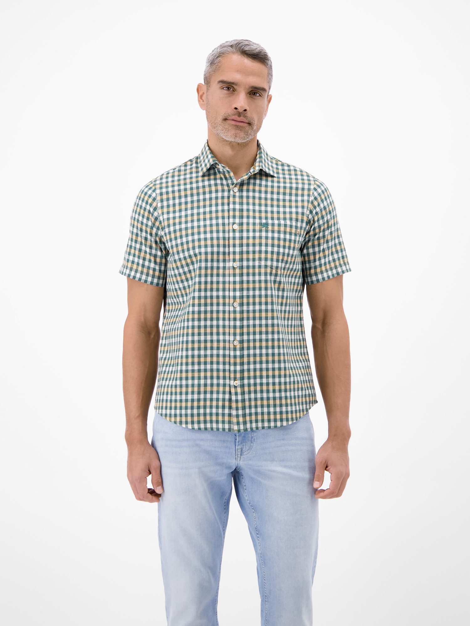 LERROS Kurzarmhemd "Sportives Halbarmhemd, kariert" günstig online kaufen