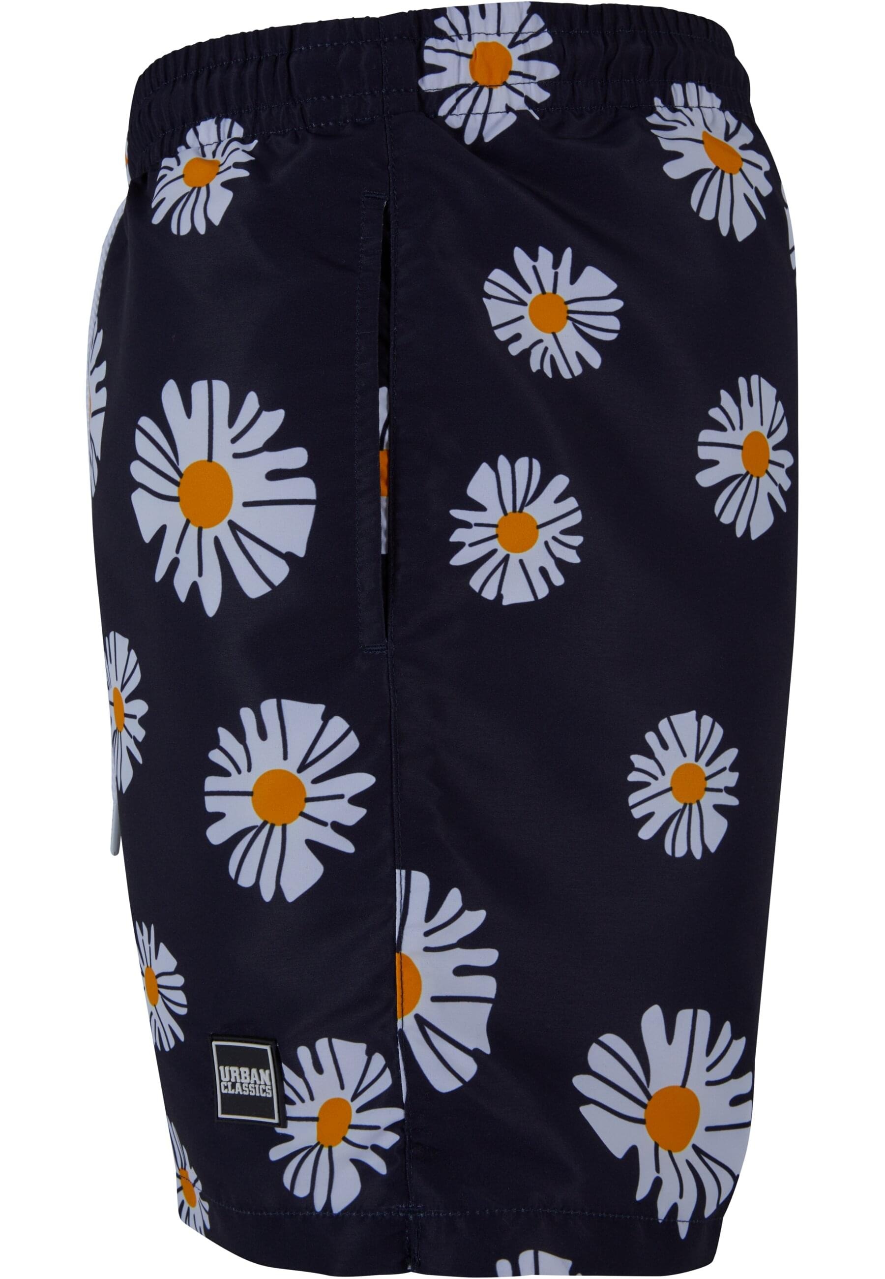 URBAN CLASSICS Badeshorts »Urban Classics Herren Pattern Swim Shorts«