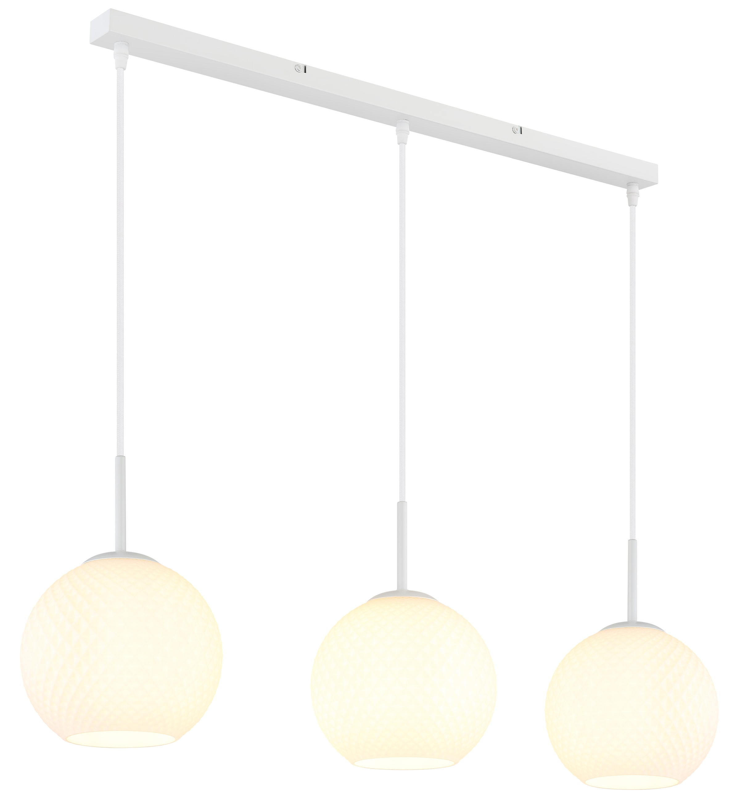 GLOBO LIGHTING Hängeleuchte »ANDRE« E27 1 Stk. Hängeleuchte mit Glaskugeln, elegant, höhenkürzbar & modern