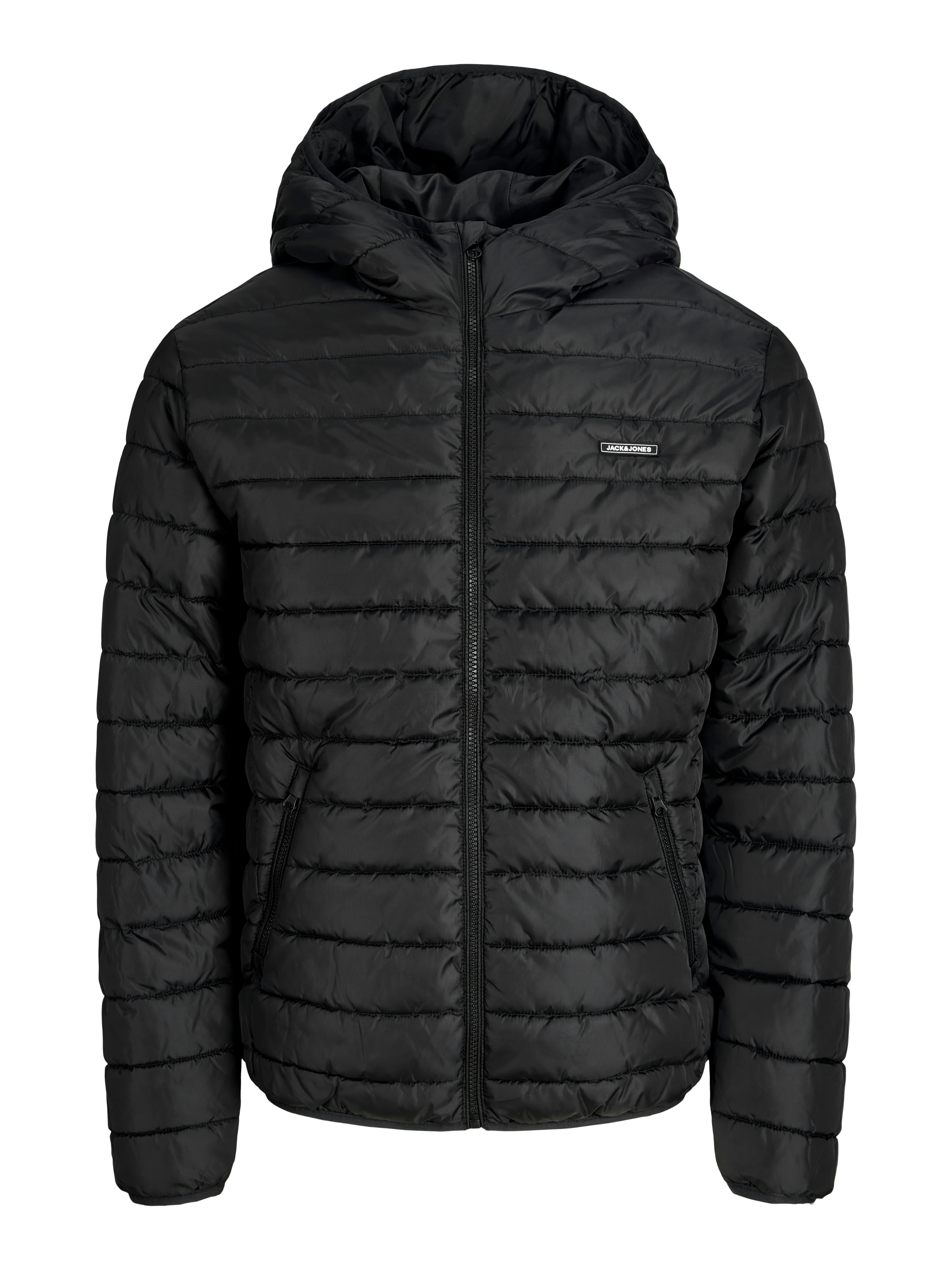 Jack & Jones Steppjacke "Jjelvis Light Puffer Hood" Mit Kapuze Kunstfaser, Regular Fit