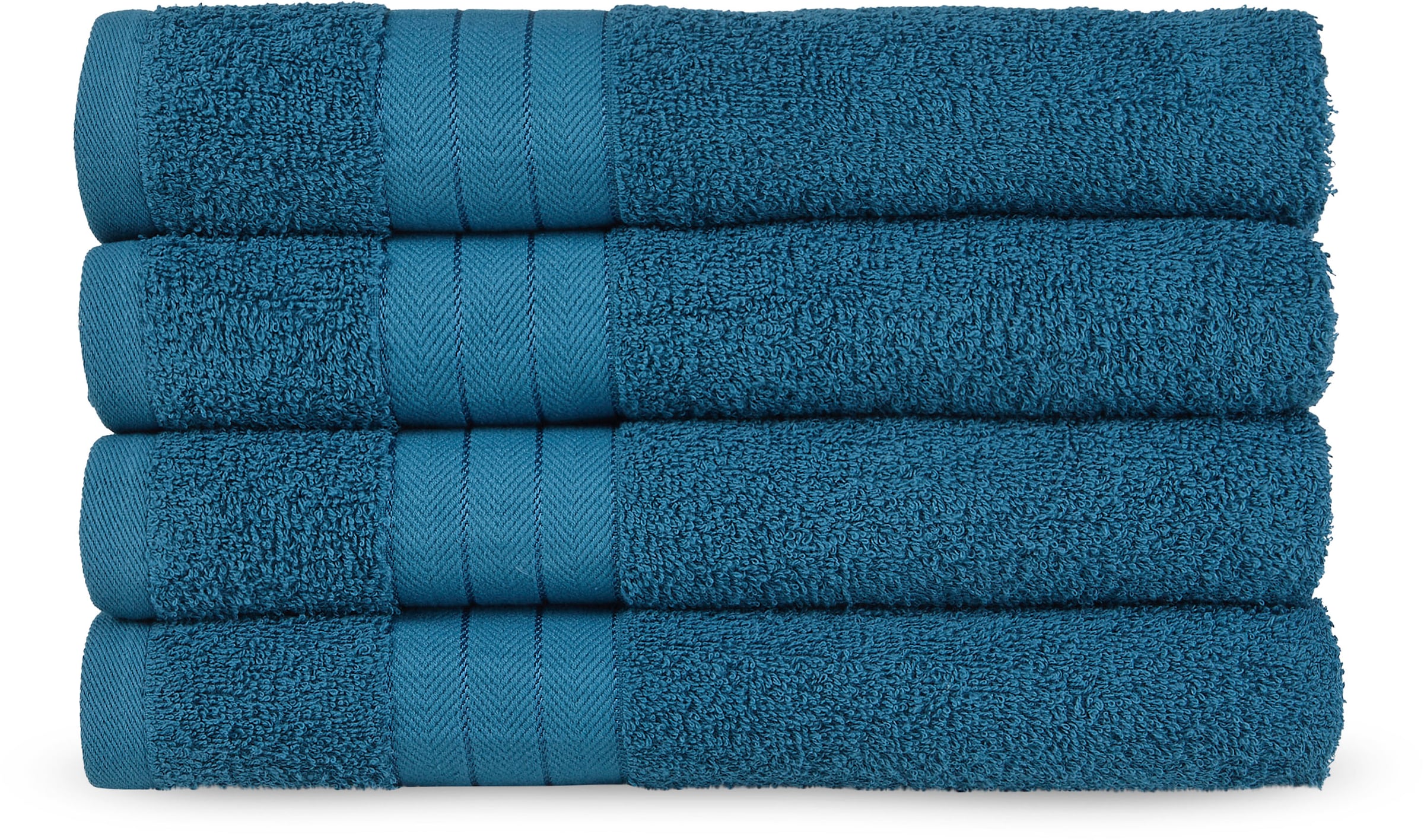 good morning Handtücher "Uni Good Morning" Baumwolle, Walkfrottee, Bordüre, günstig online kaufen