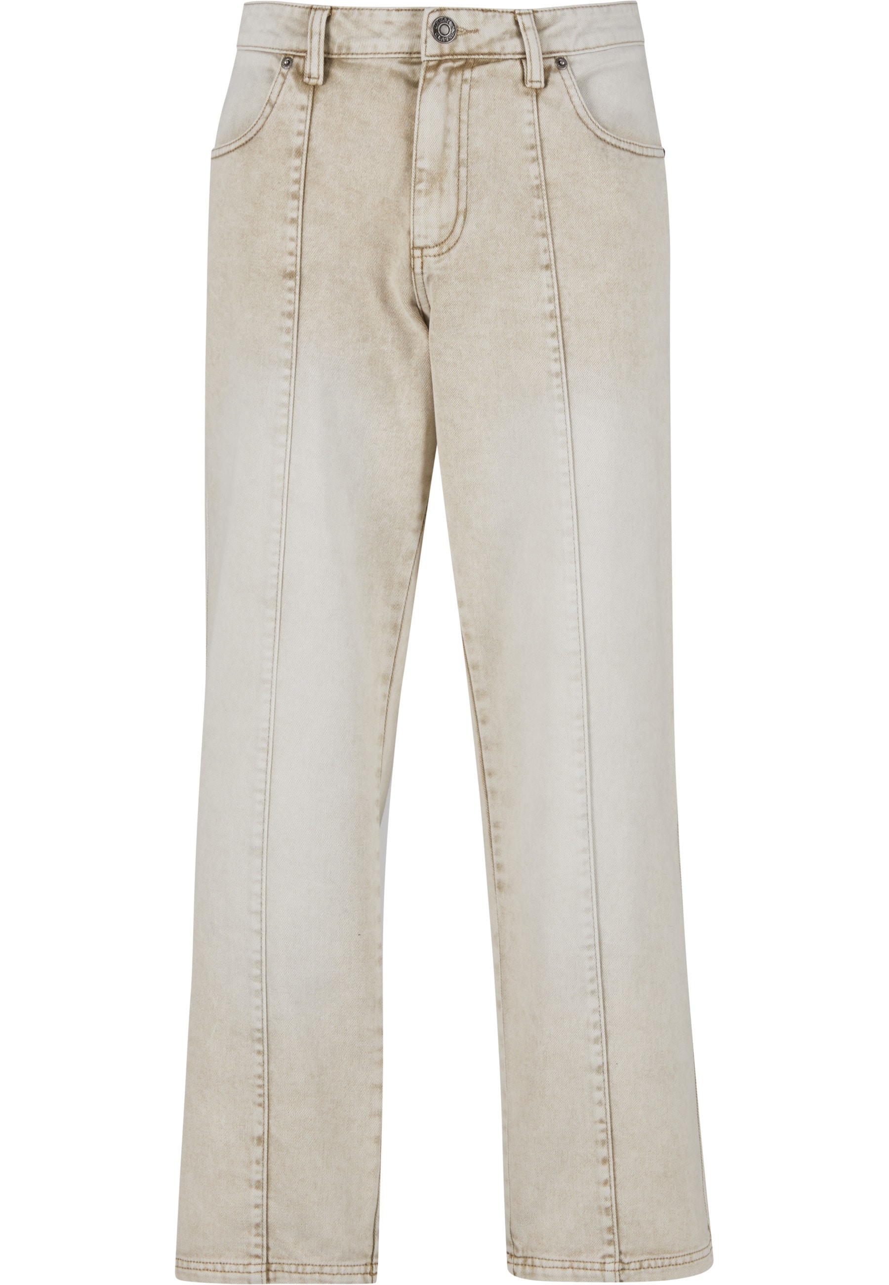 URBAN CLASSICS Bequeme Jeans "Urban Classics Wide Leg Denim With Dividing S günstig online kaufen