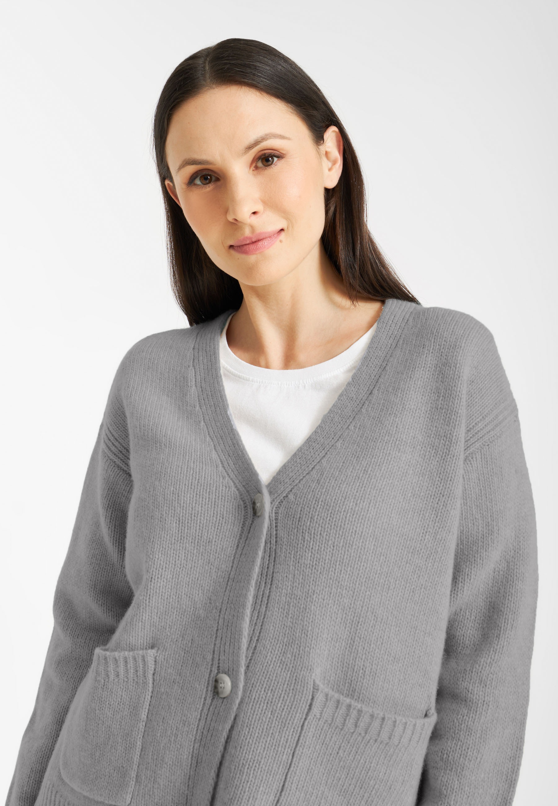 Frieda & Freddies Strickfleecejacke »Cardigan«