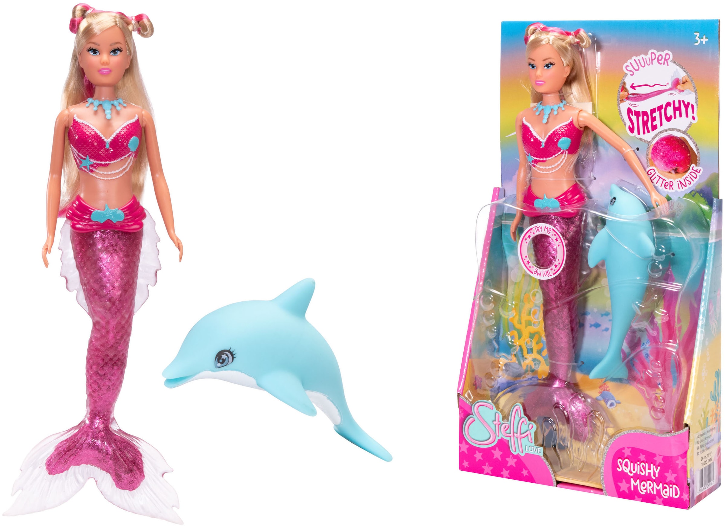 SIMBA Anziehpuppe »Steffi Love, Squishy Mermaid«