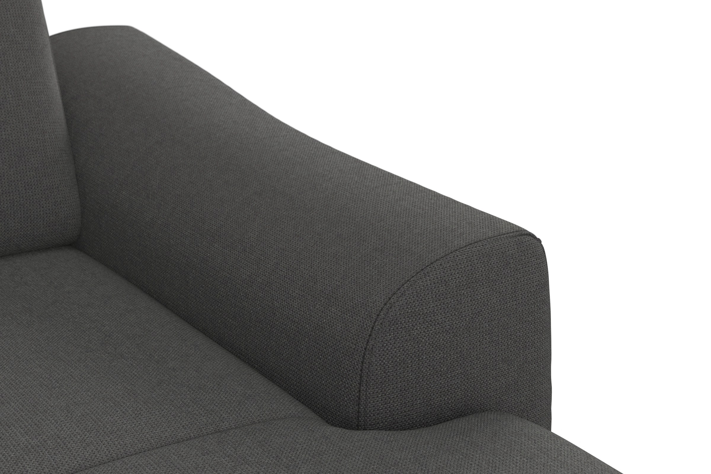 sit&more Wohnlandschaft »Dundee U-Form«, mit Federkern und Massivholzfüßen, wahlweise mit Kopfteilverstellung