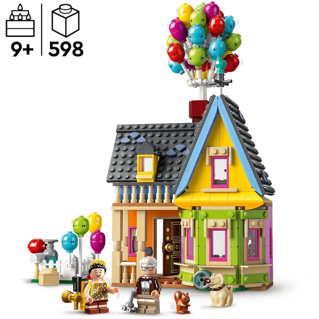 LEGO® Konstruktionsspielsteine »Carls Haus aus „Oben“ (43217), LEGO® Disney and Pixar«, (598 St.), Made in Europe