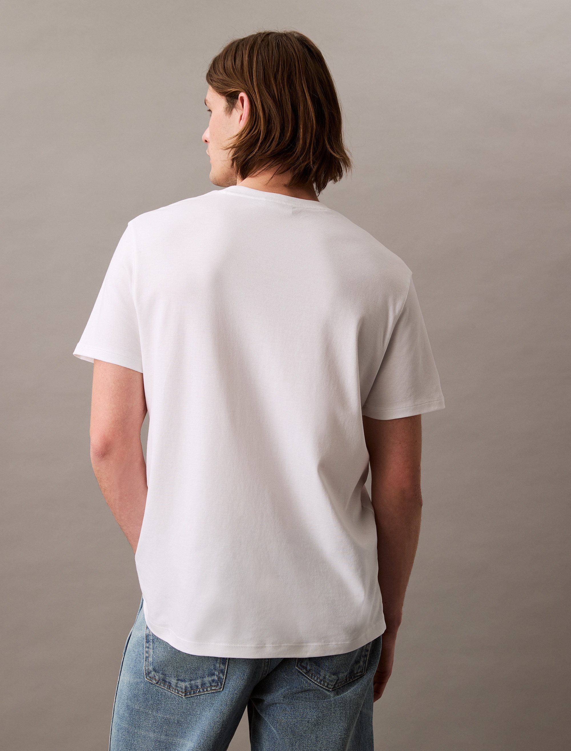 Calvin Klein T-Shirt »SS NA WHSL SUPIMA CREWNECK TEE« Rundhalsausschnitt, regular fit