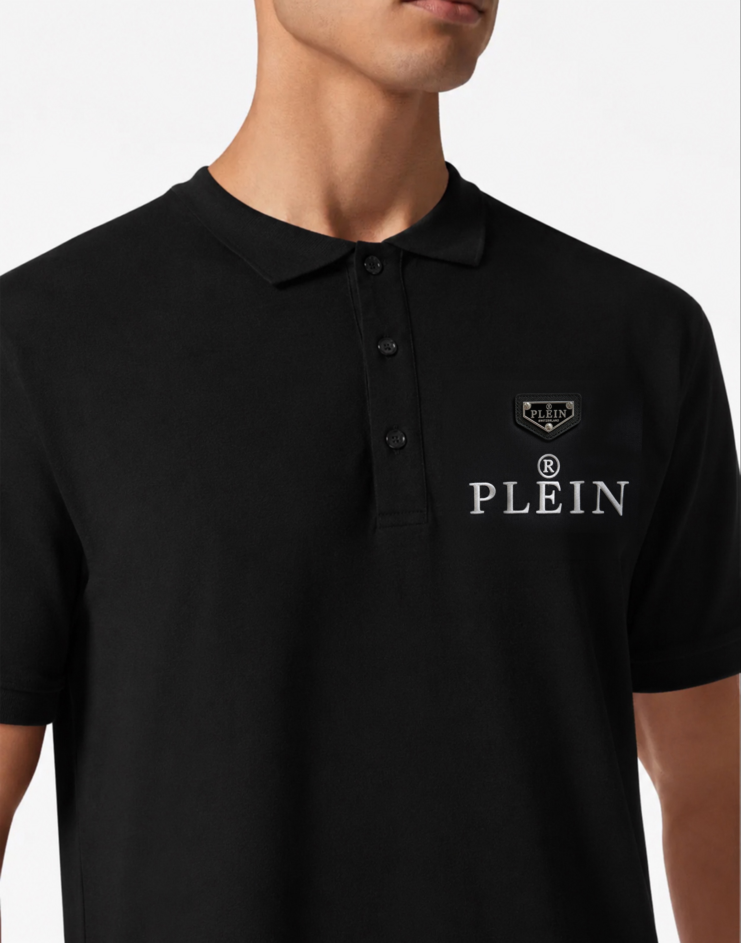 PHILIPP PLEIN Poloshirt »Kurzarm-Poloshirt«