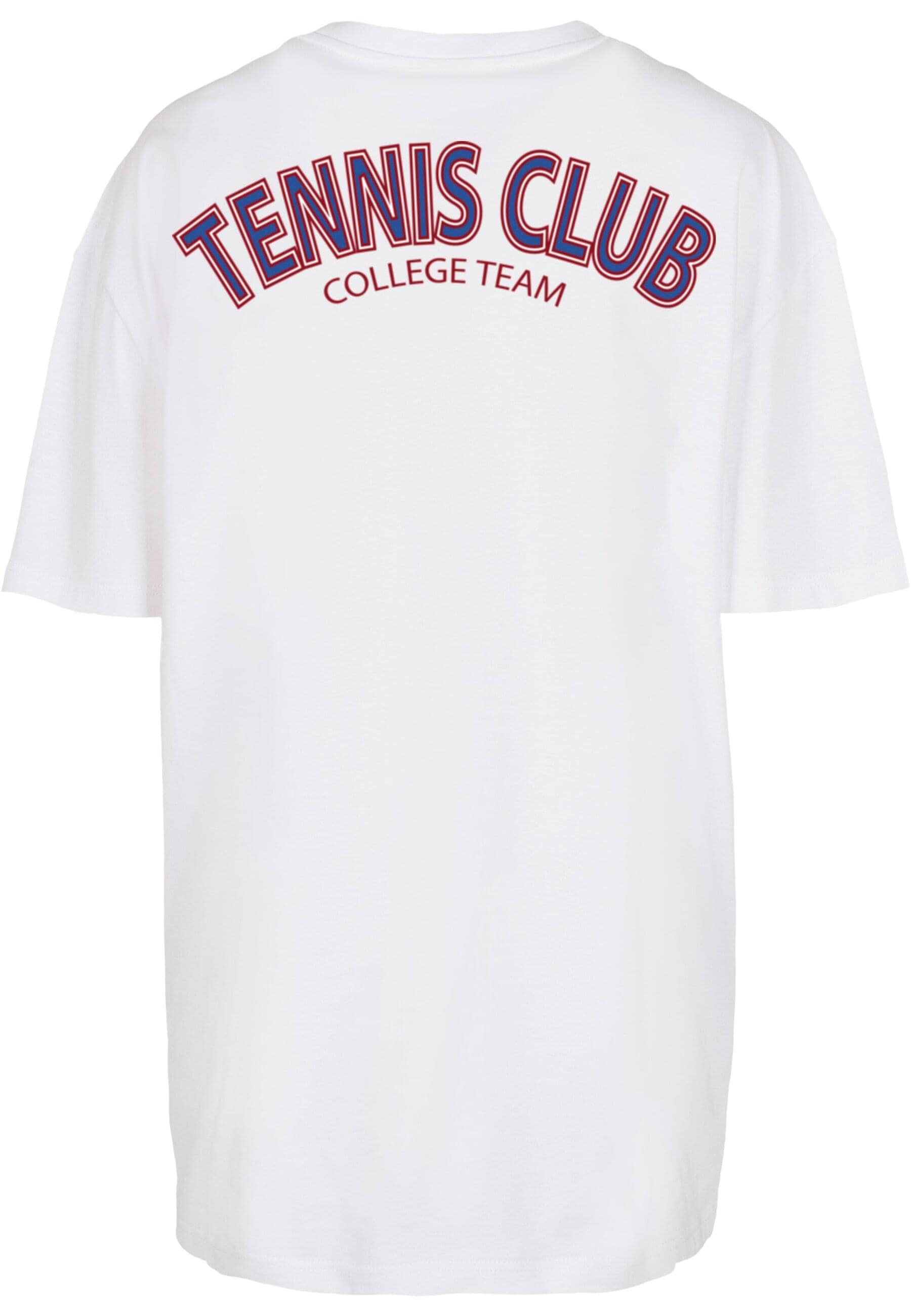 Merchcode T-Shirt »Merchcode Damen Ladies College Club Boyfriend Tee«, (1 tlg.)