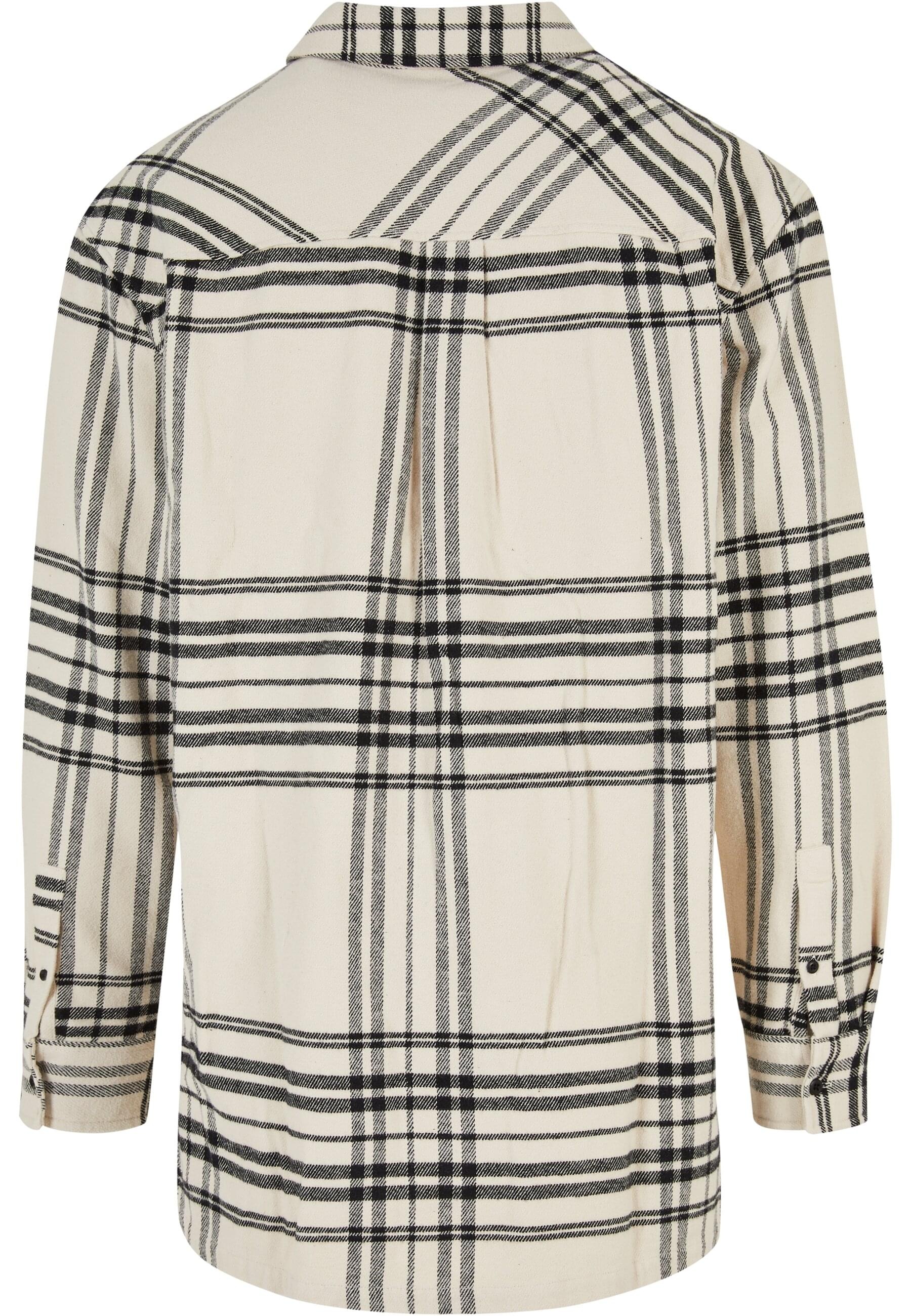 URBAN CLASSICS Langarmhemd »Urban Classics Herren Long Oversized Checked Summit Shirt«, (1 tlg.)