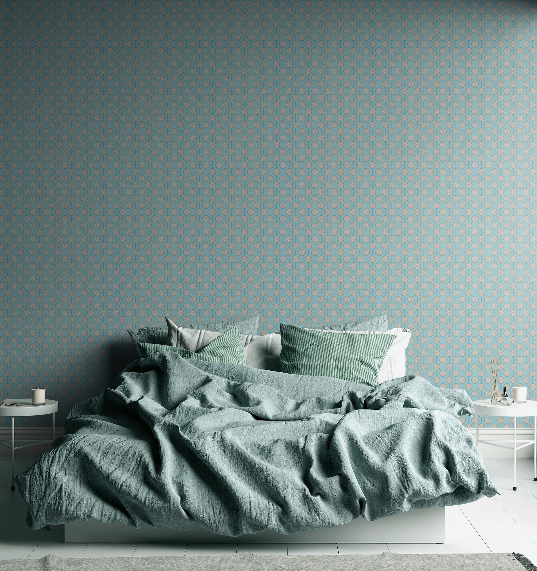 A.S. Création Vliestapete »Retro Chic Grafik-Tapete Mustertapete Retro 3D«, matt, Vintage Vliestapete für Schlafzimmer Küche Wohnzimmer Grafik Design