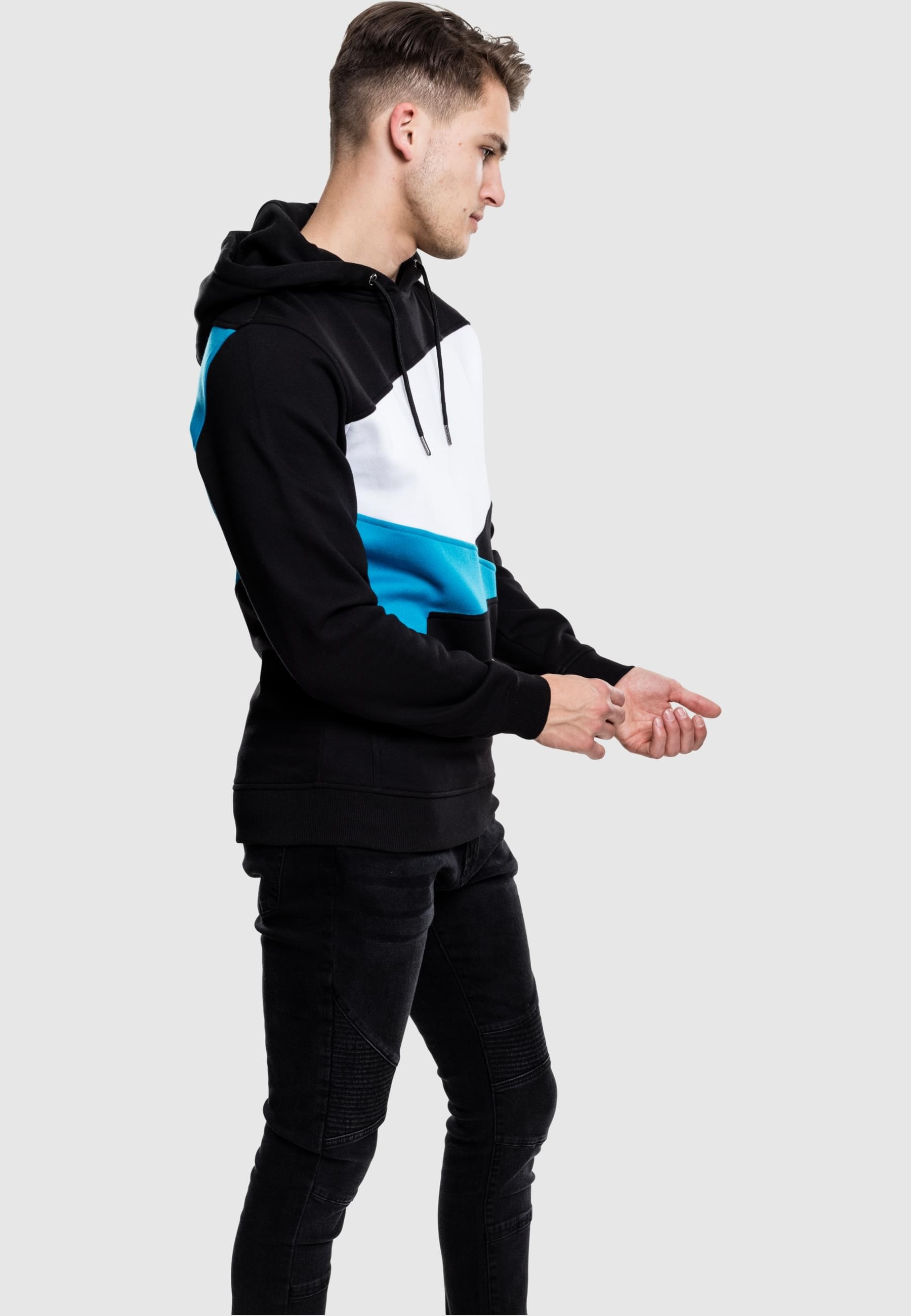 URBAN CLASSICS Sweatshirt »Urban Classics Herren Zig Zag Hoody«, (1 tlg.)