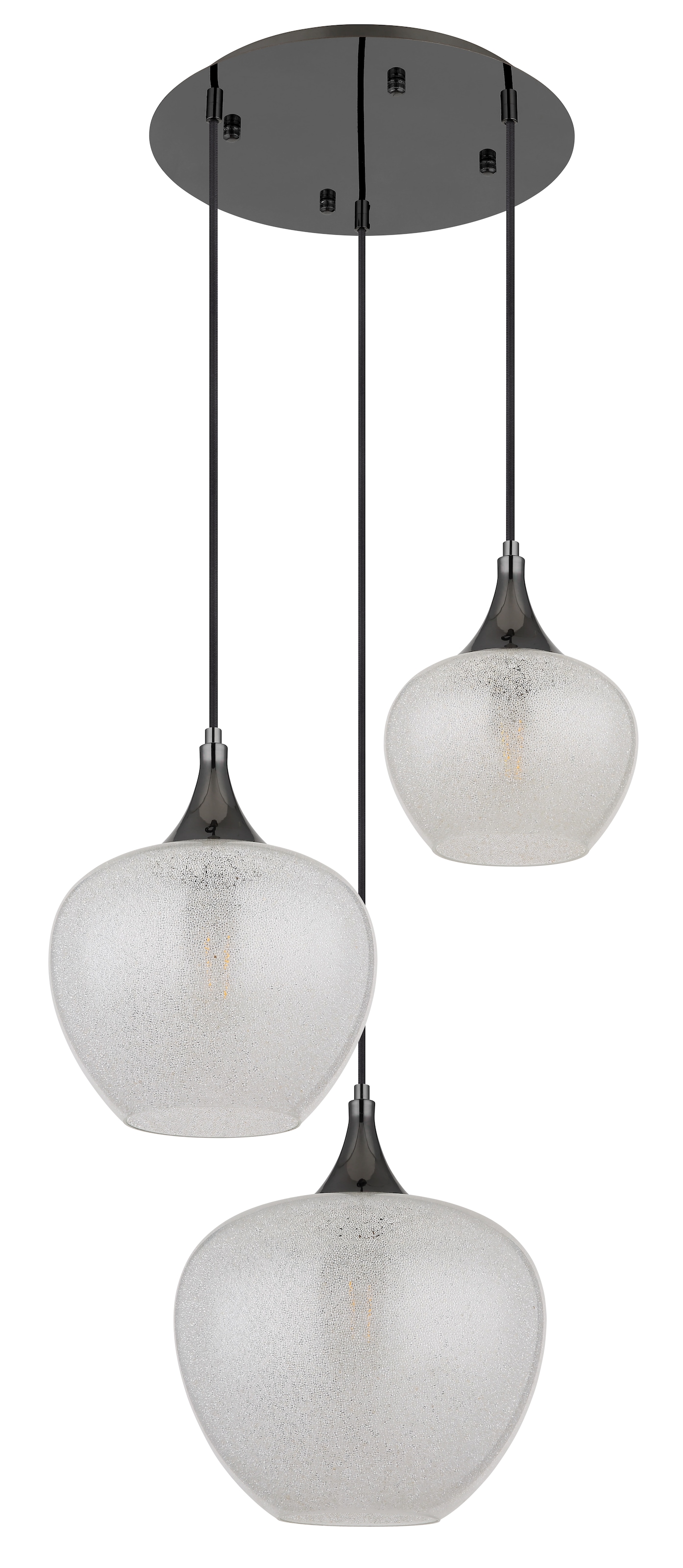 GLOBO LIGHTING Hängeleuchte »MAXY«, Leuchtmittel E27 | ohne Leuchtmittel, Hängelampe/Pendelleuchte/Glas klar/Höhe kürzbar/ø: 490mm