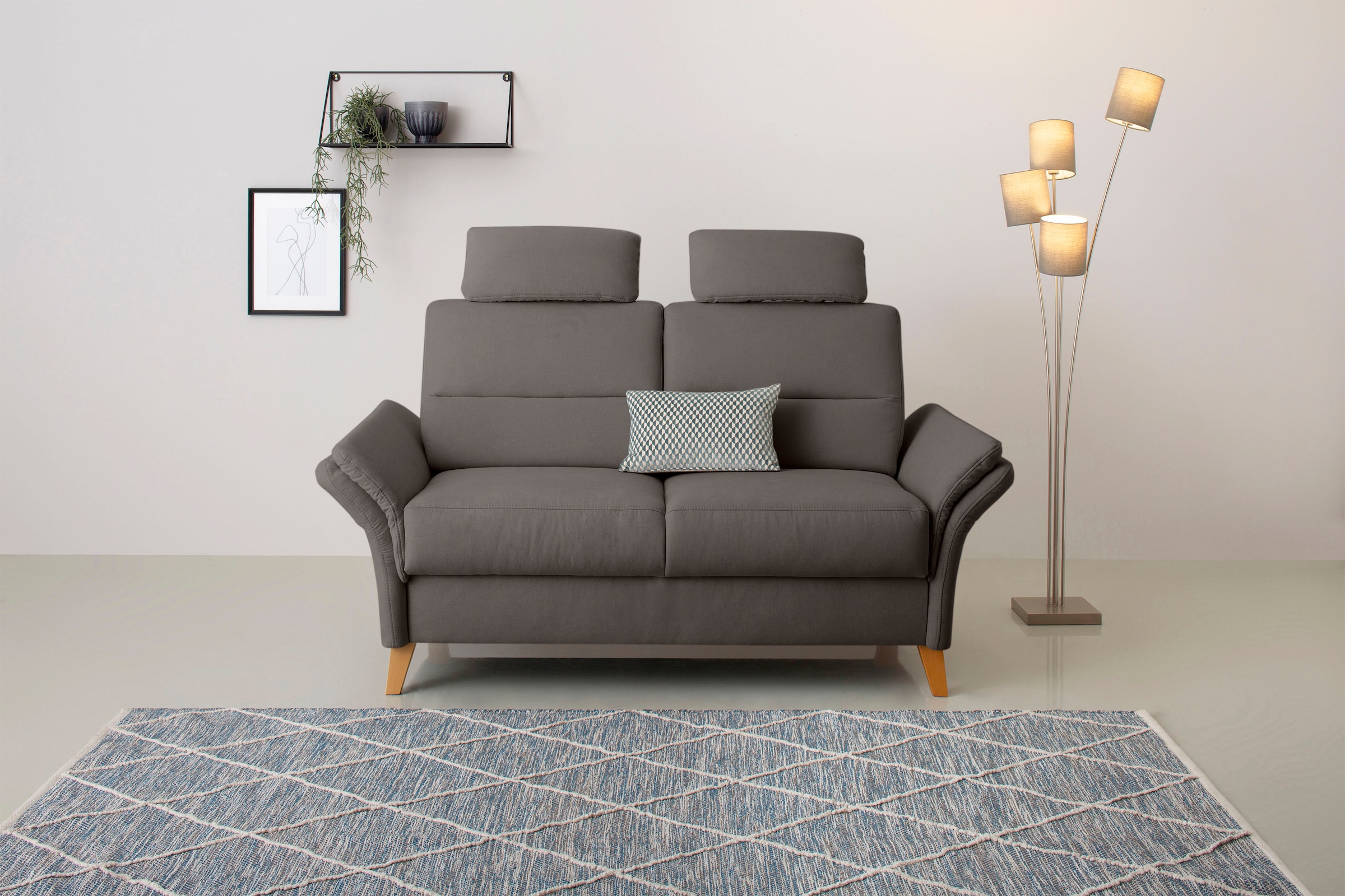 OTTO home 2-Sitzer "Westerland" Federkern-Polsterung. wahlweise mit Armlehnfunktion