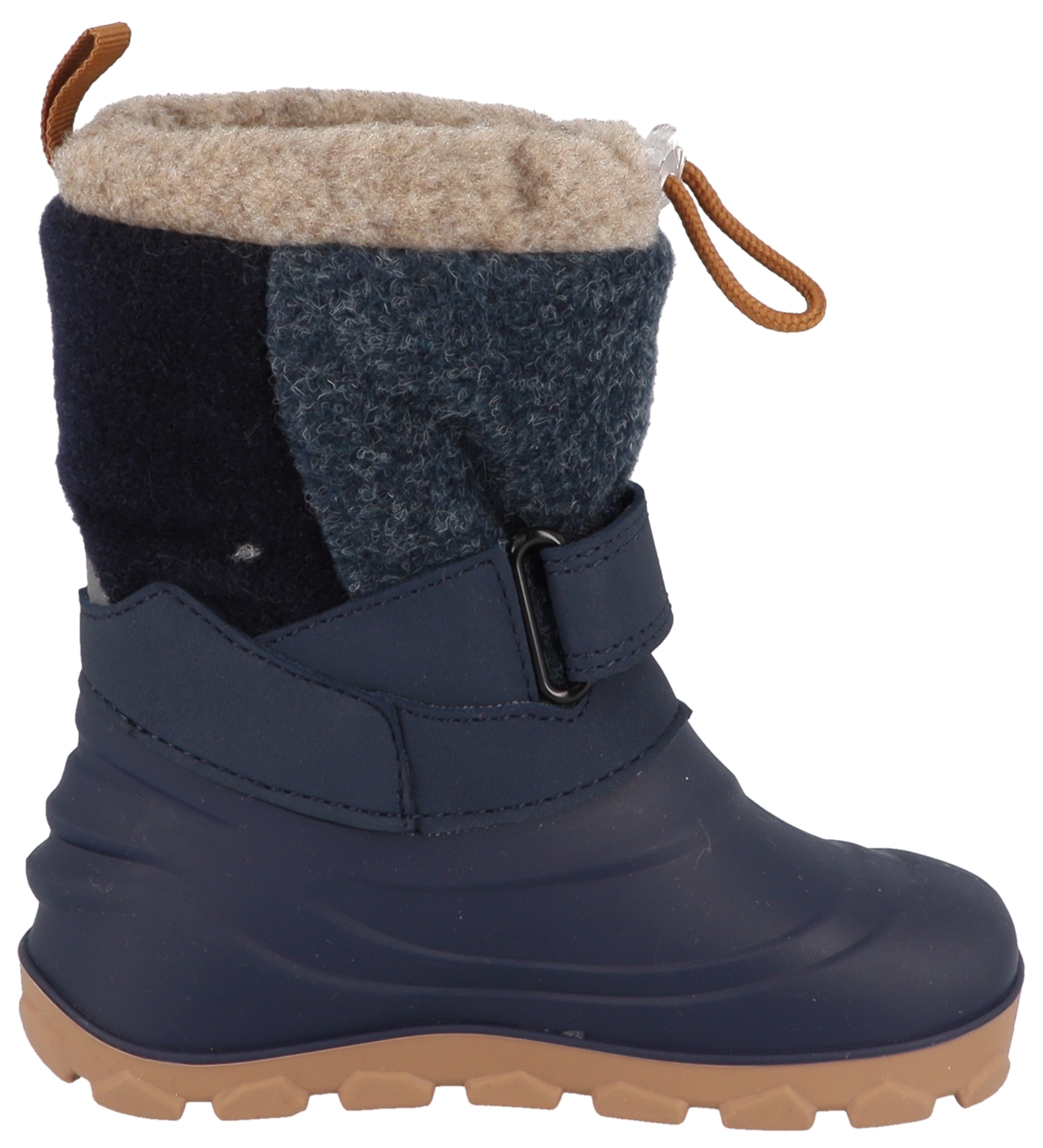 Lurchi Barfußschuh »Jan 1 Barefoot«  Winterboots, mit Kontrastbesatz, Größenschablone zum Download