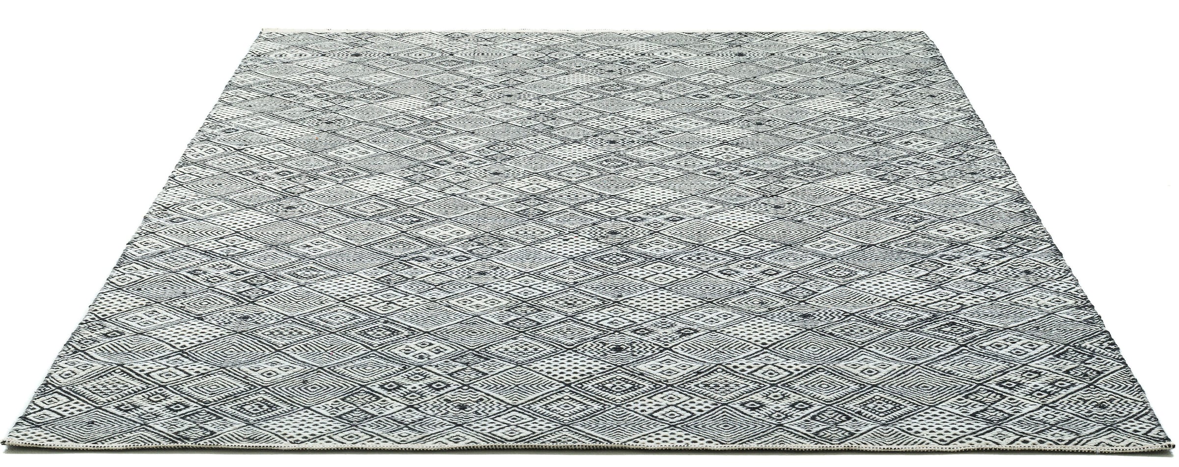 Wollteppich »Molde - 14005«, rechteckig, Handweb Teppich, reine Wolle, handgewebt,...