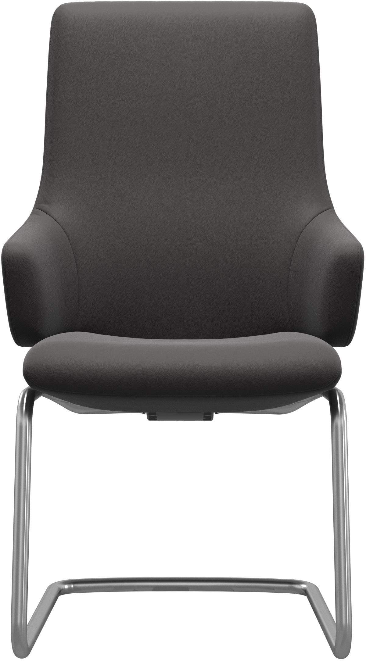 Stressless® Polsterstuhl »Laurel«, Leder PALOMA, High Back mit Armlehne, Größe L, mit Beinen aus Stahl in Chrom matt