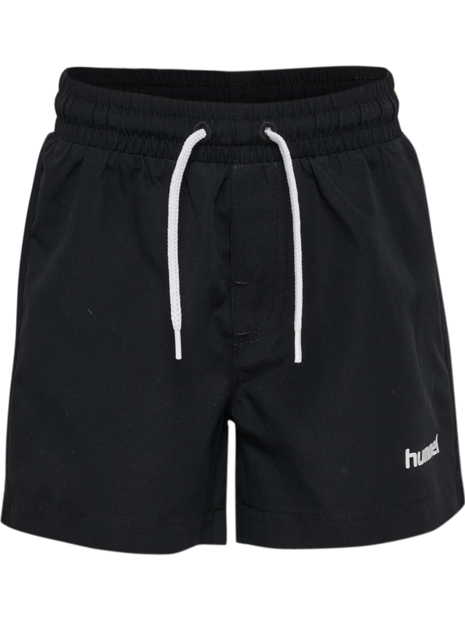 HUMMEL Kinder Badeshorts "hmlJR REG BOARD SHORTS", schwarz, Gr. 152, Web, Obermaterial: 100% Polyester, Badehosen, schnell trocknendes Material, aus