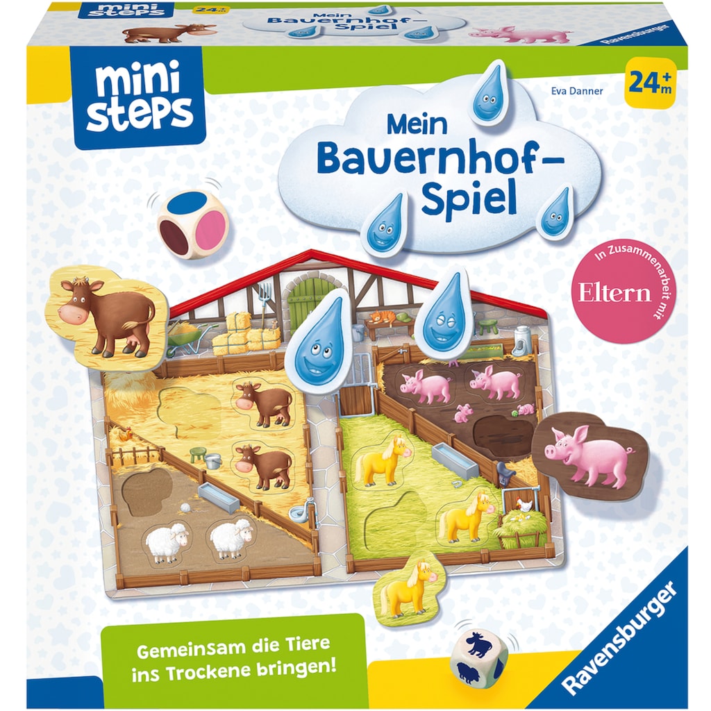 Ravensburger Spiel »ministeps® Unser Bauernhof-Spiel«, Made in Europe, FSC® - schützt Wald - weltweit