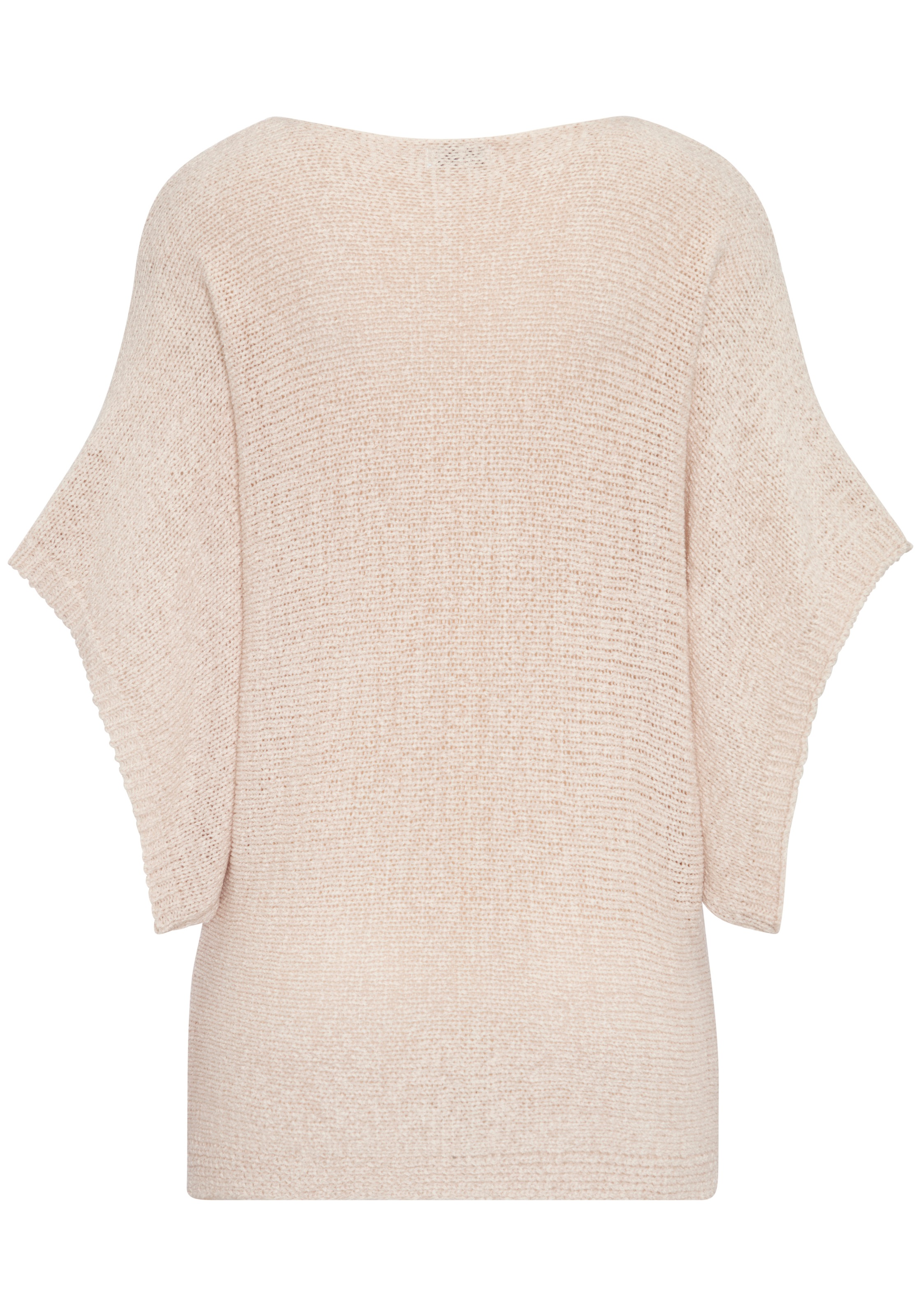 LASCANA Fledermauspullover »im Oversize-Fit aus sommerlichem Bändchengarn« Oversize-Pullover, Halbarmpullover aus Sommerstrick
