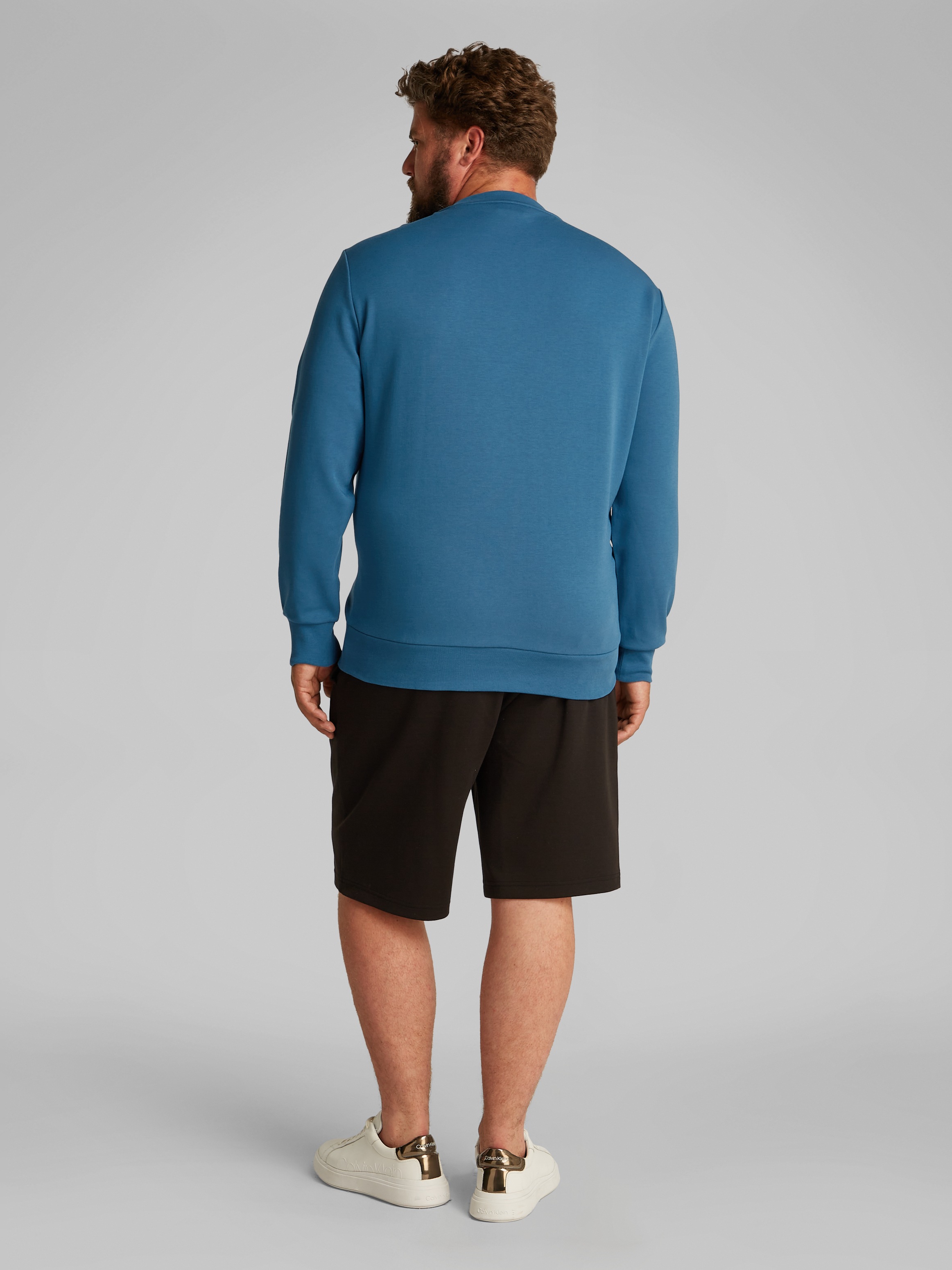 Calvin Klein Big&Tall Sweatshirt »BT_MICRO LOGO REPREVE SWEATSHIRT«, in Großen Größen, mit Logoschriftzug