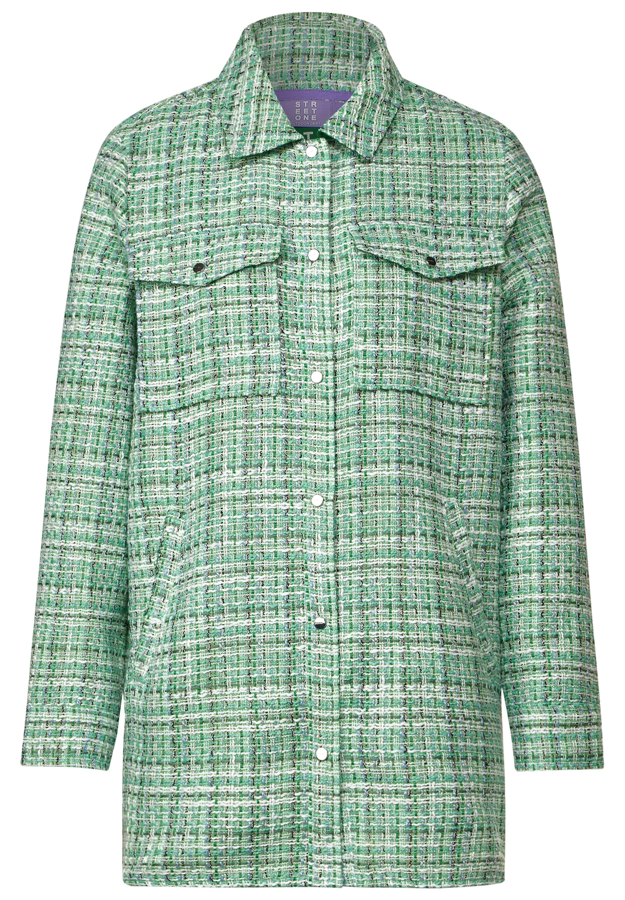 STREET ONE Langjacke, ohne Kapuze, mit Knopfleiste