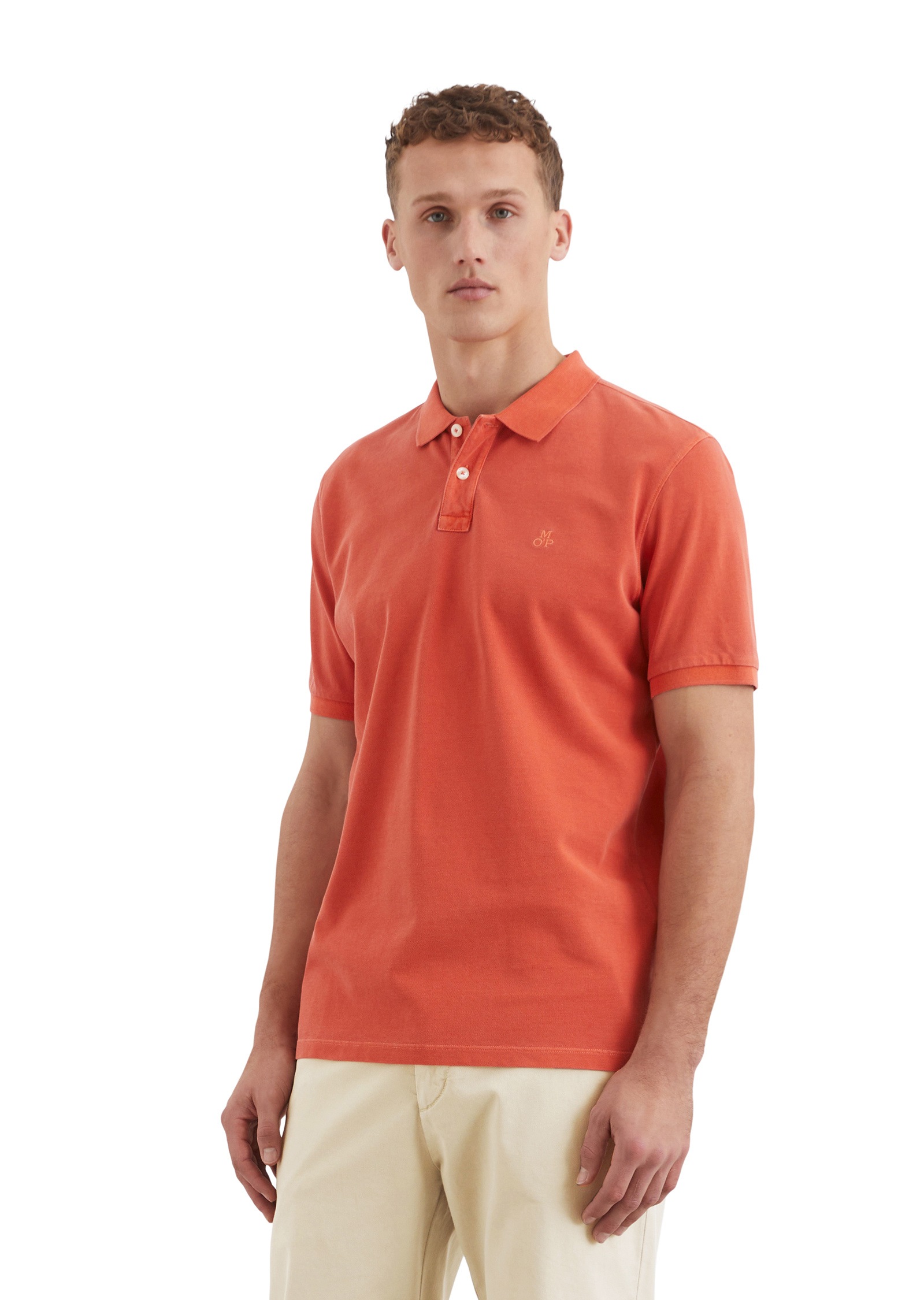Marc OPolo Poloshirt "aus Bio-Baumwolle" günstig online kaufen