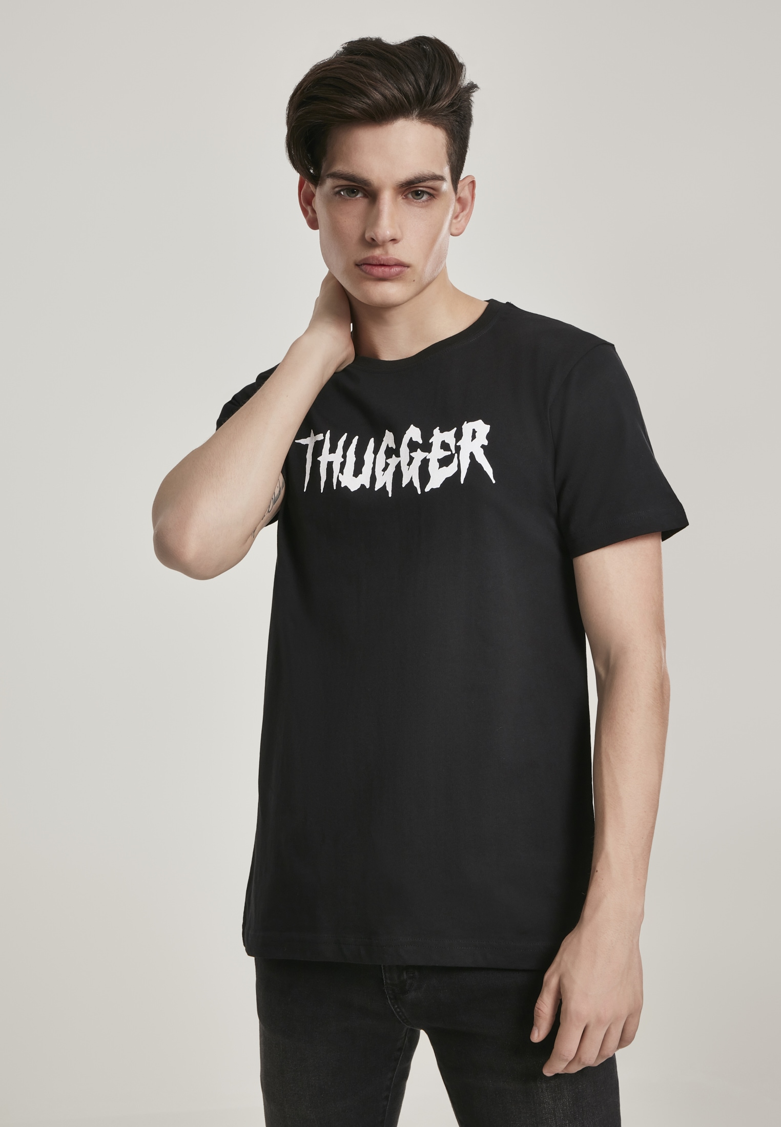 Merchcode Kurzarmshirt "Merchcode Herren Thugger Childrose Tee" günstig online kaufen