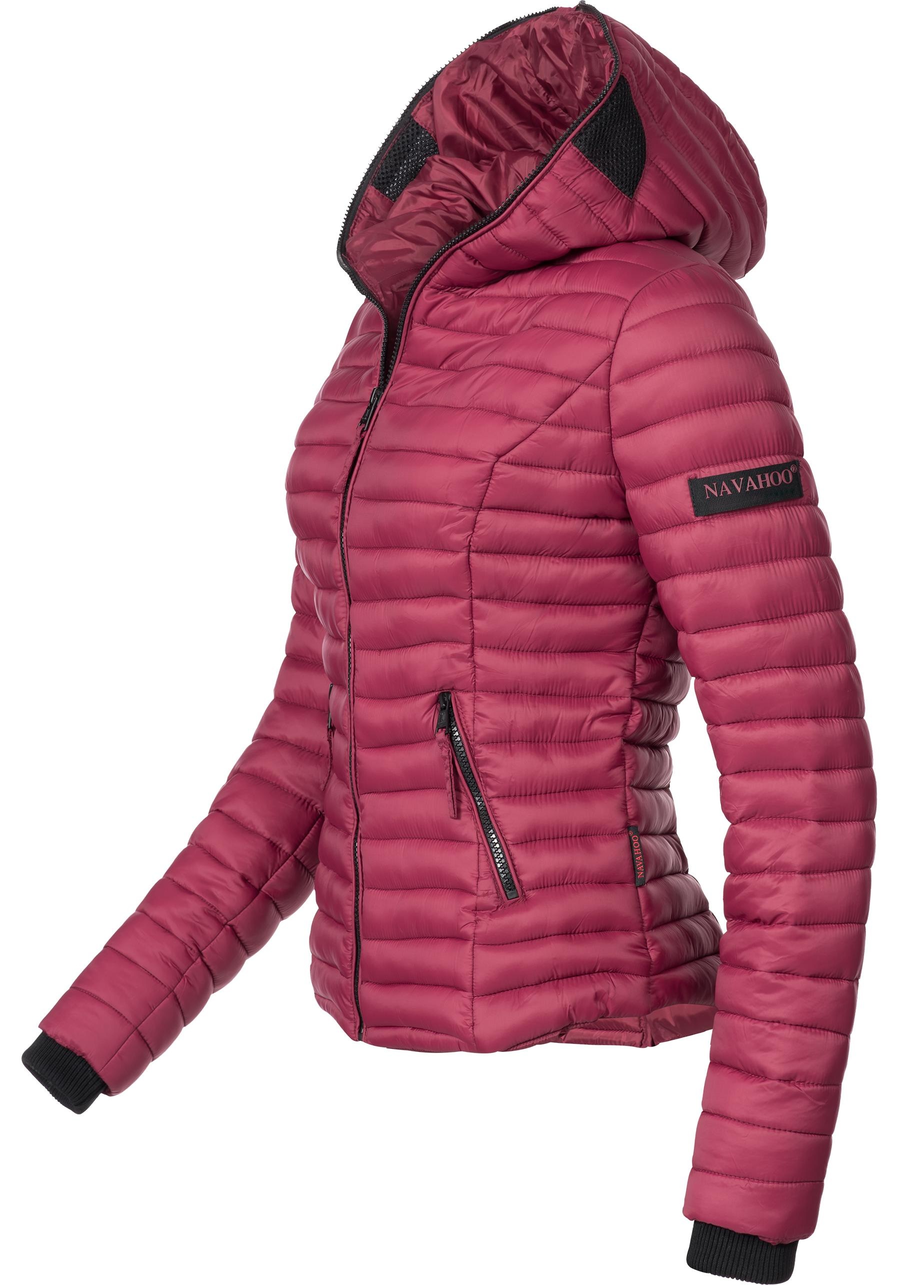 Navahoo Steppjacke »Kimuk«, mit Kapuze, leichte Übergangsjacke mit Kapuze