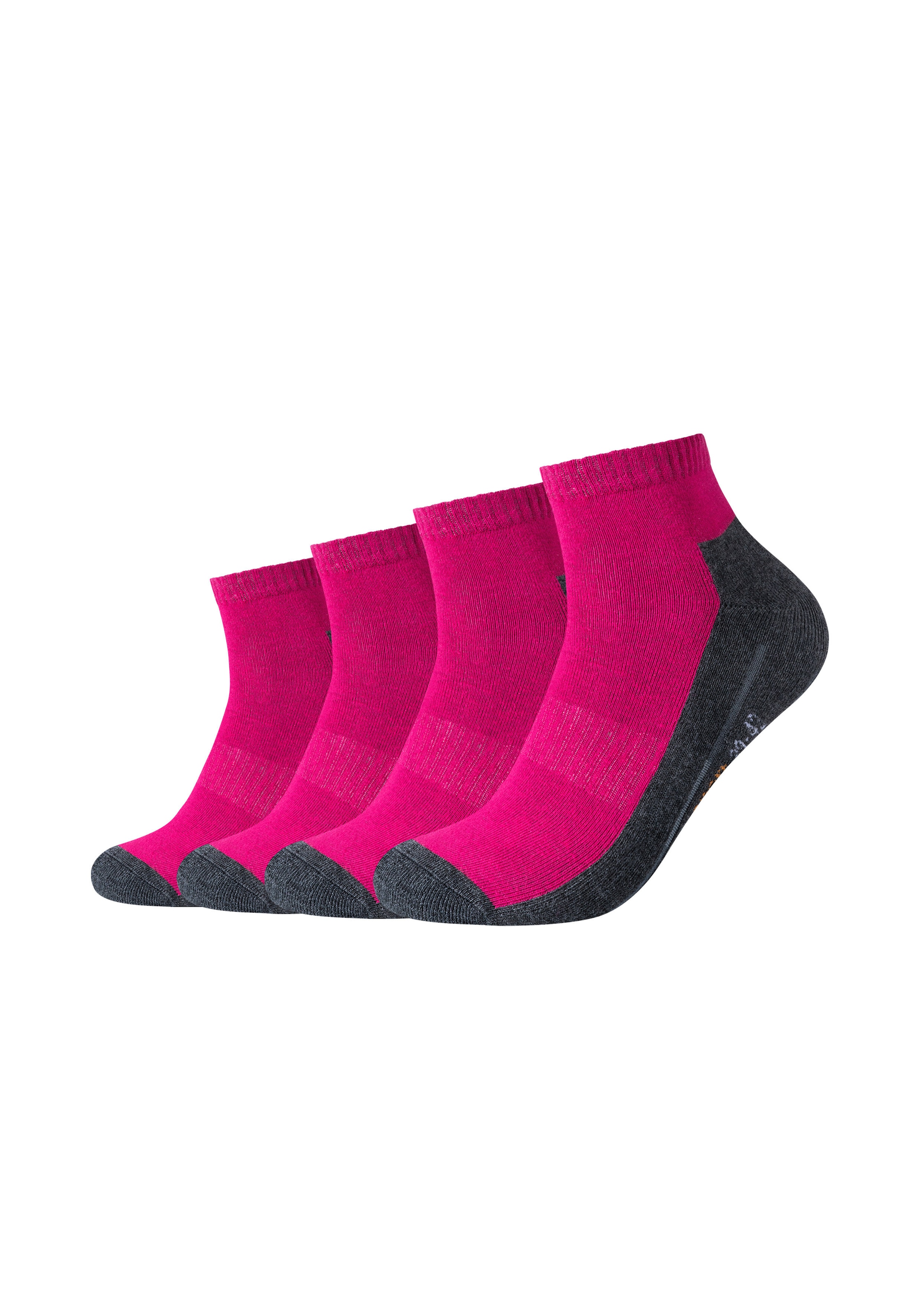 Camano Sportsocken, (4er Pack), mit entlastender Halbplüschsohle günstig online kaufen