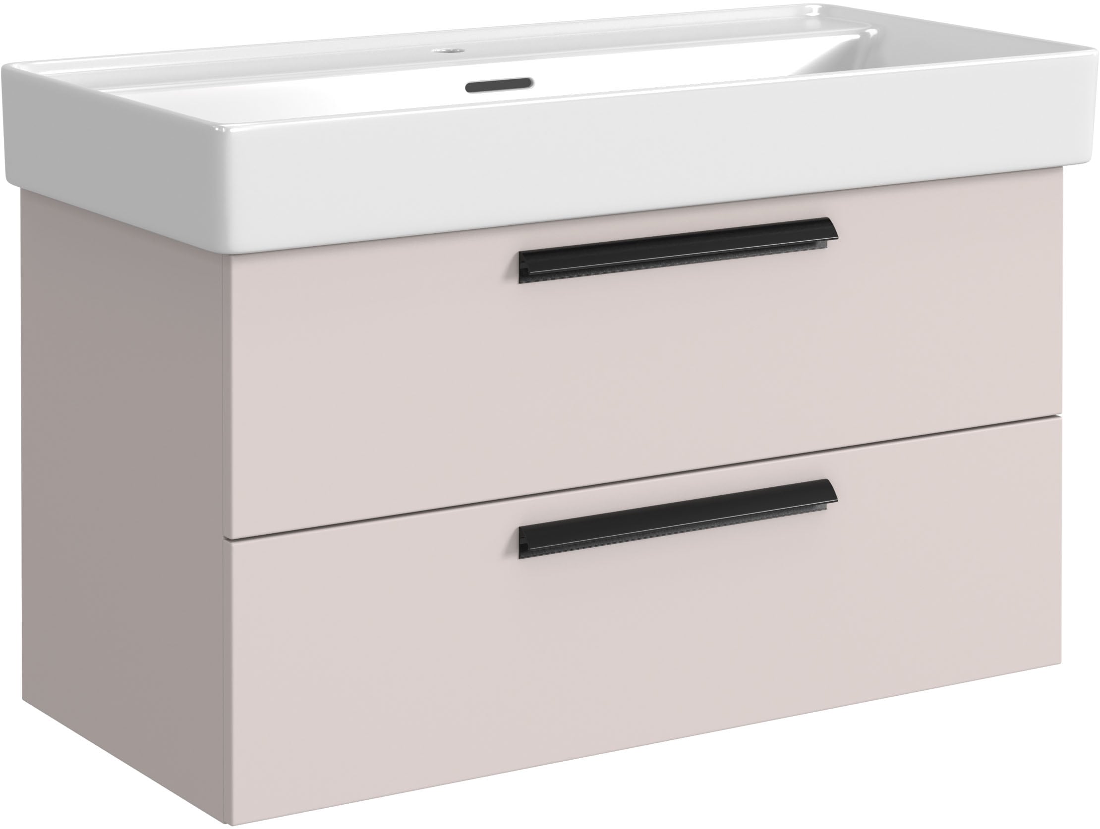 welltime Badmöbel-Set »SALVADA, 3tlg-Set, gedämpfte Scharniere, Softclose, Keramikbecken« Maße (B/T/H): 140/47,5/200 cm, 