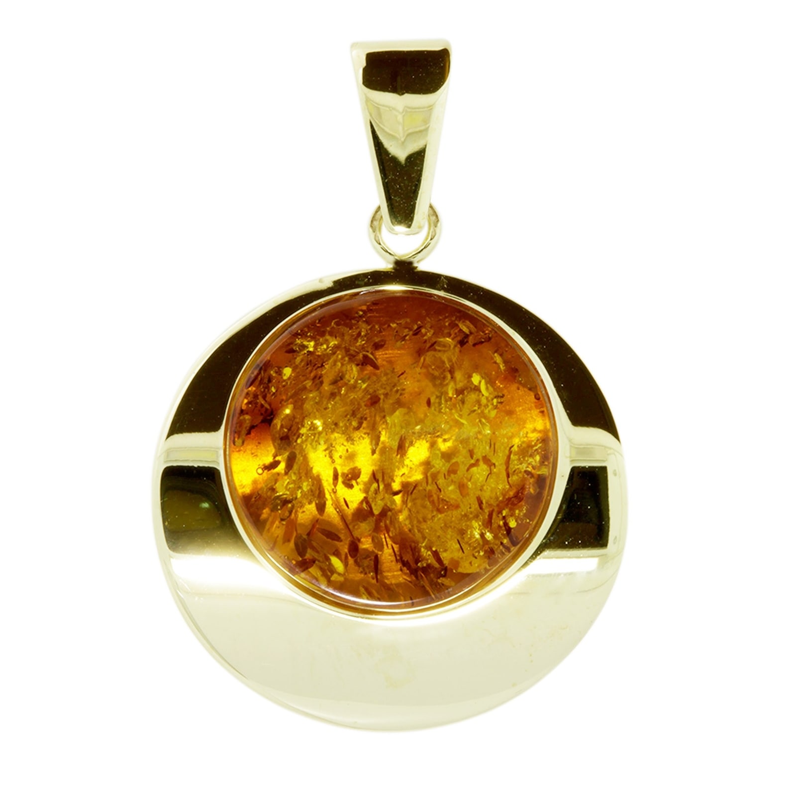 Kettenanhänger OSTSEE-SCHMUCK "- Henni - Gold 333/000 - Bernstein" Gr. 40, gold (gold 333, goldfarben, gelb), Schmuckanhänger, Damen, Gelbgold 333, Kettenanhänger 4