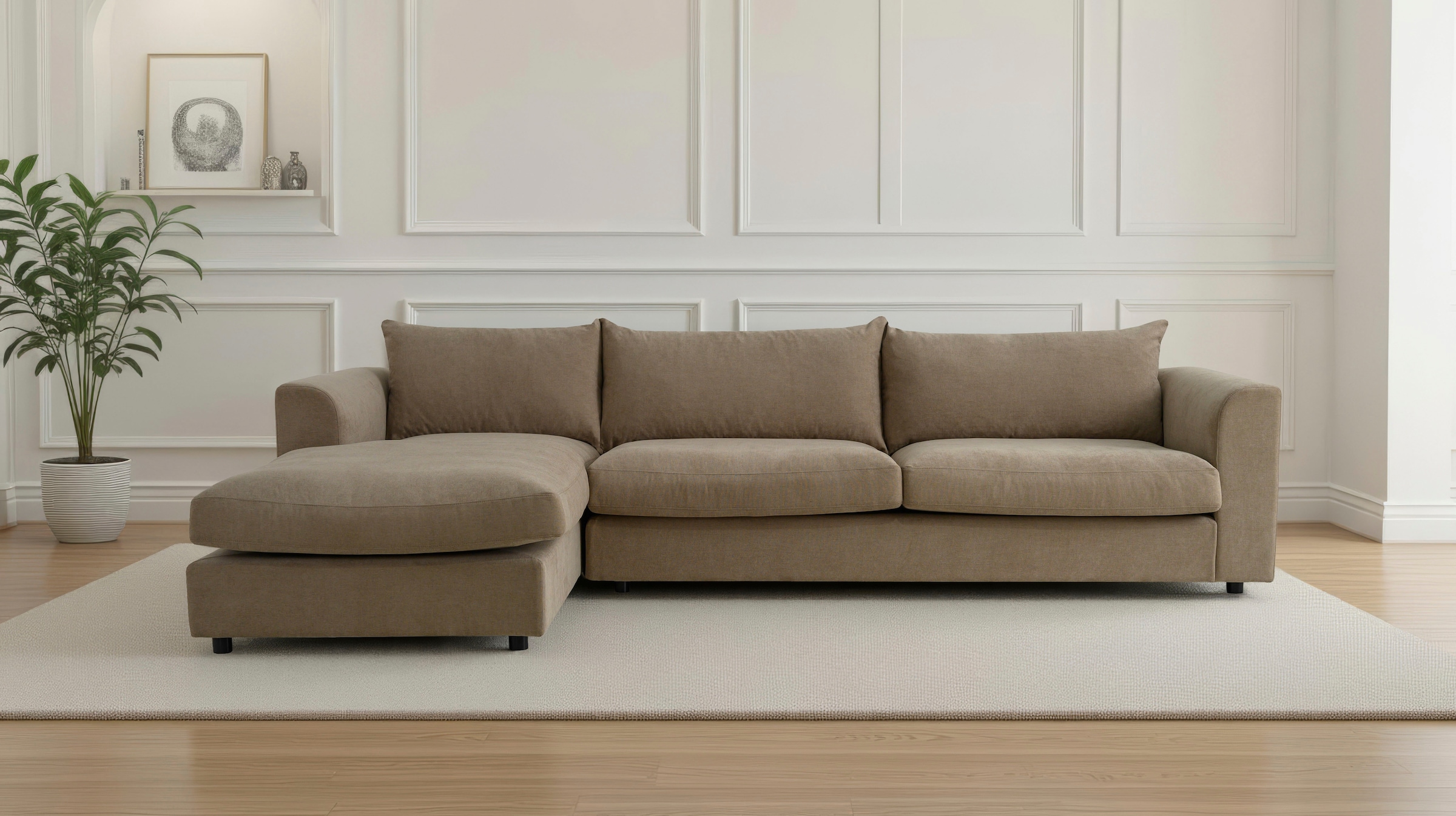 LeGer Home by Lena Gercke Ecksofa "Avelina" Breite 297 cm, in Cord- und Che günstig online kaufen